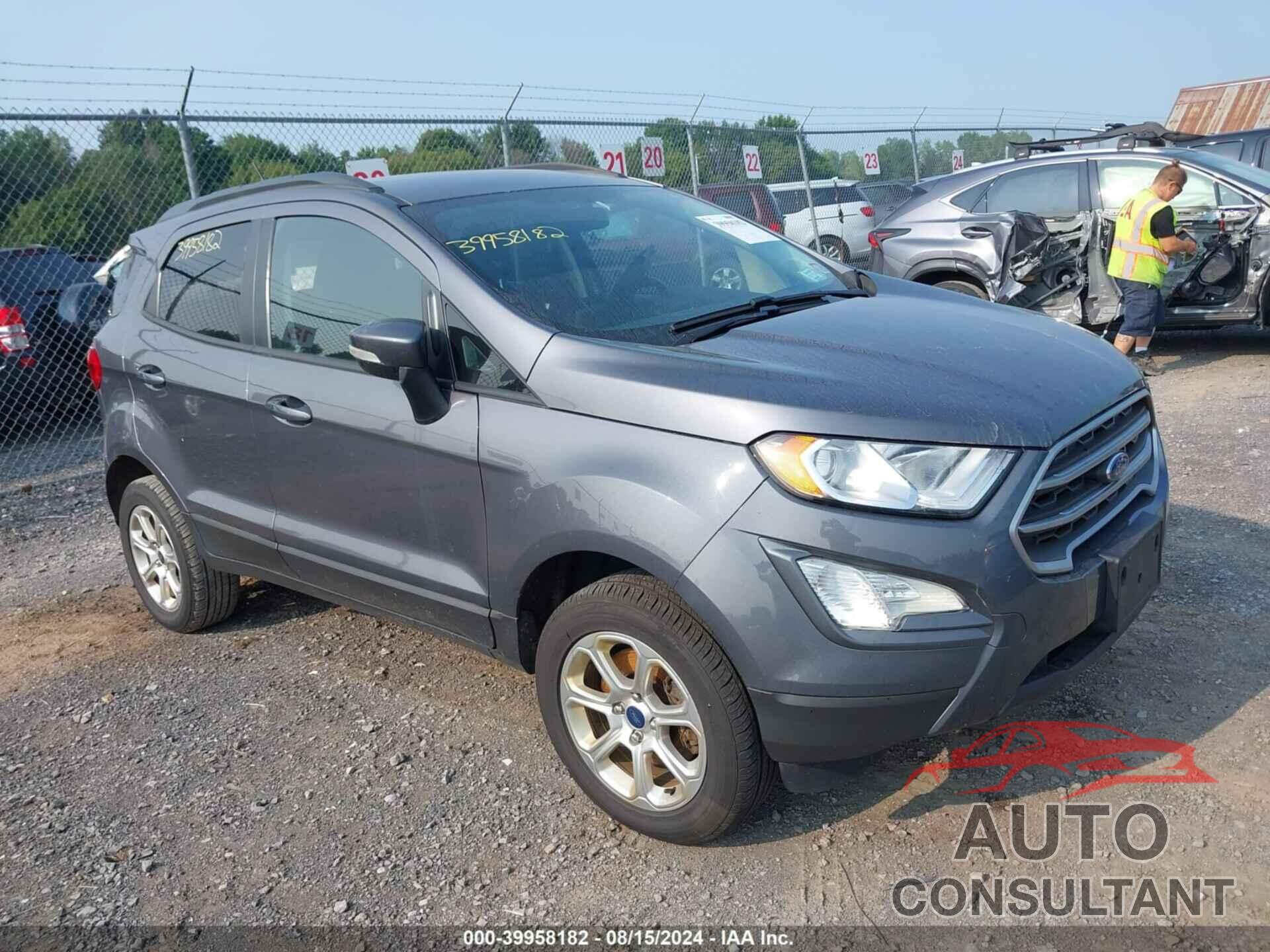 FORD ECOSPORT 2019 - MAJ6S3GL3KC292109