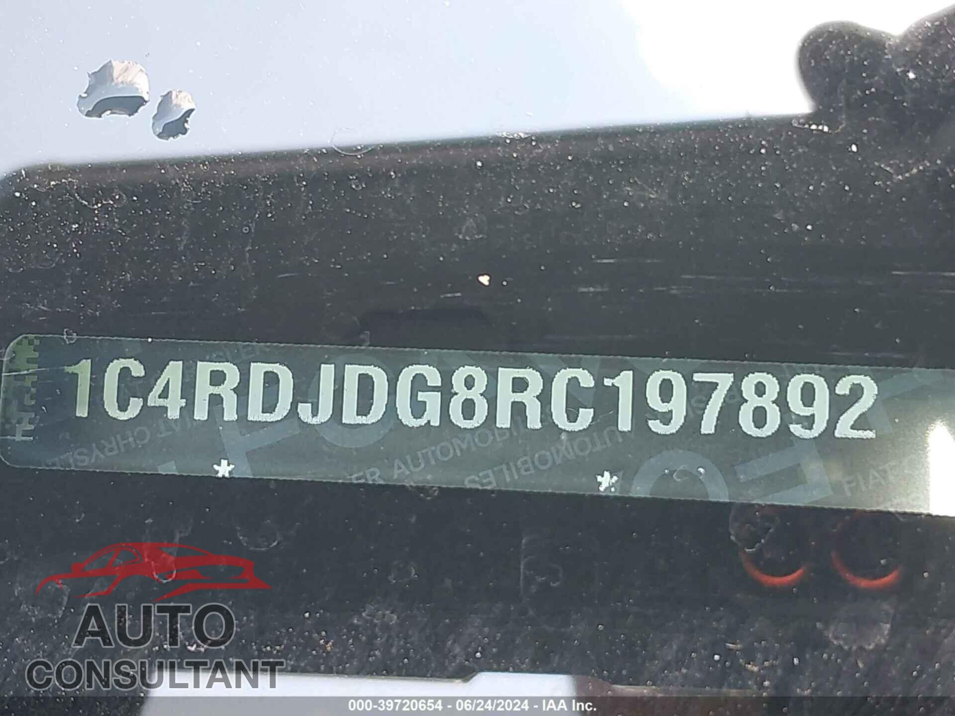 DODGE DURANGO 2024 - 1C4RDJDG8RC197892
