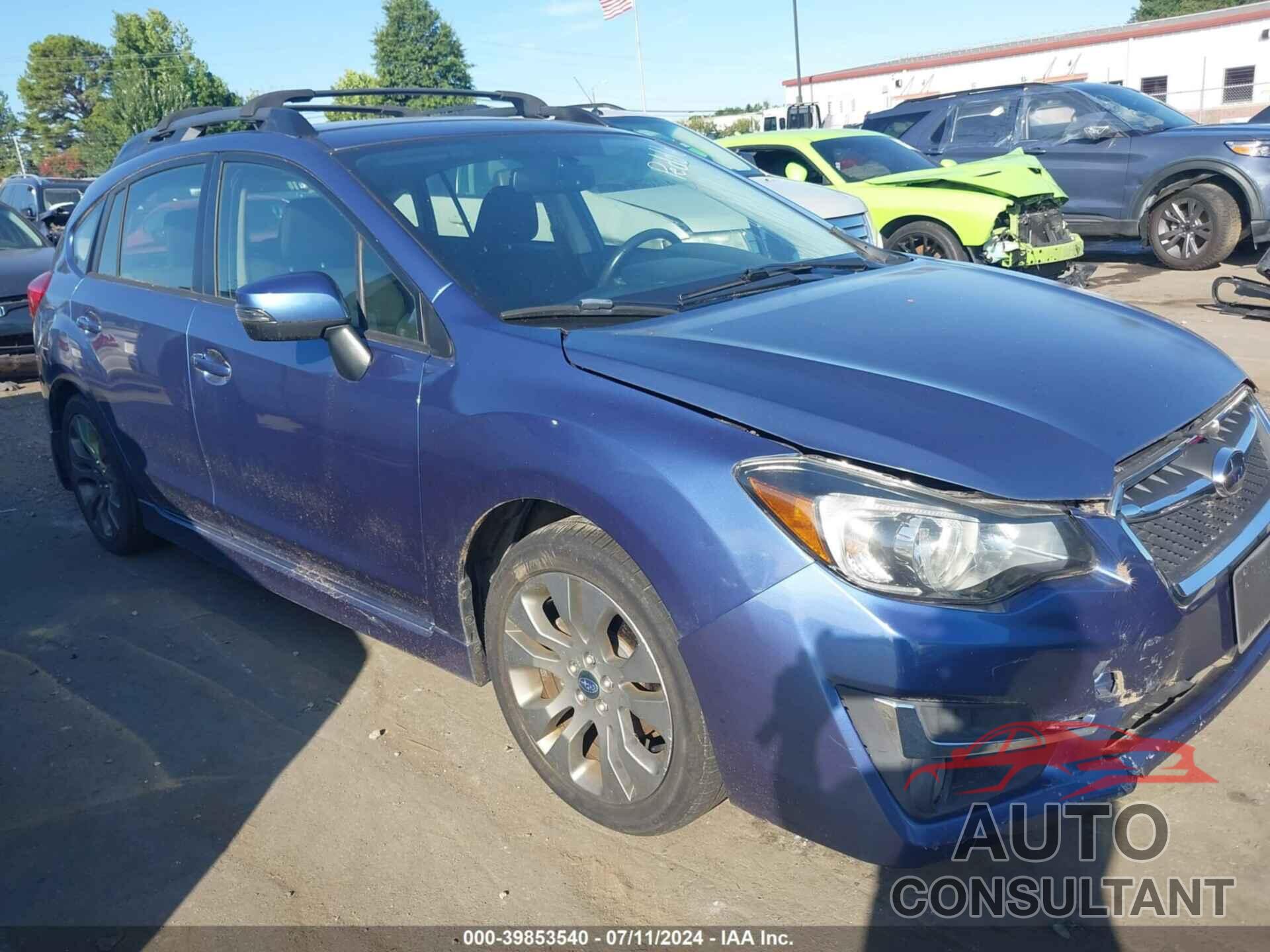 SUBARU IMPREZA 2016 - JF1GPAP63G9341883