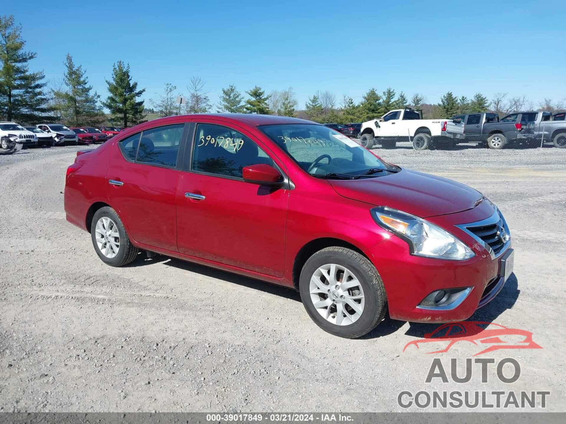 NISSAN VERSA 2019 - 3N1CN7APXKL868700