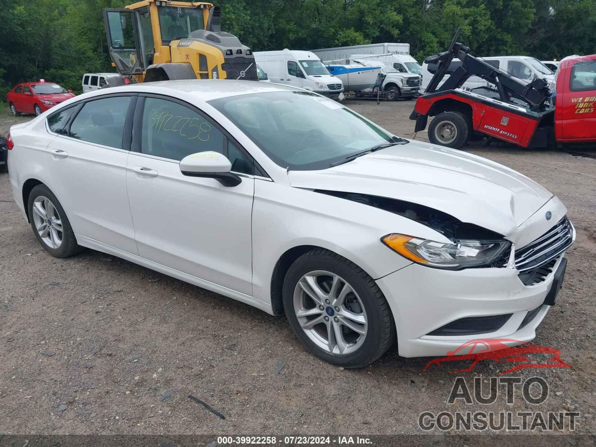 FORD FUSION 2018 - 3FA6P0HDXJR232383