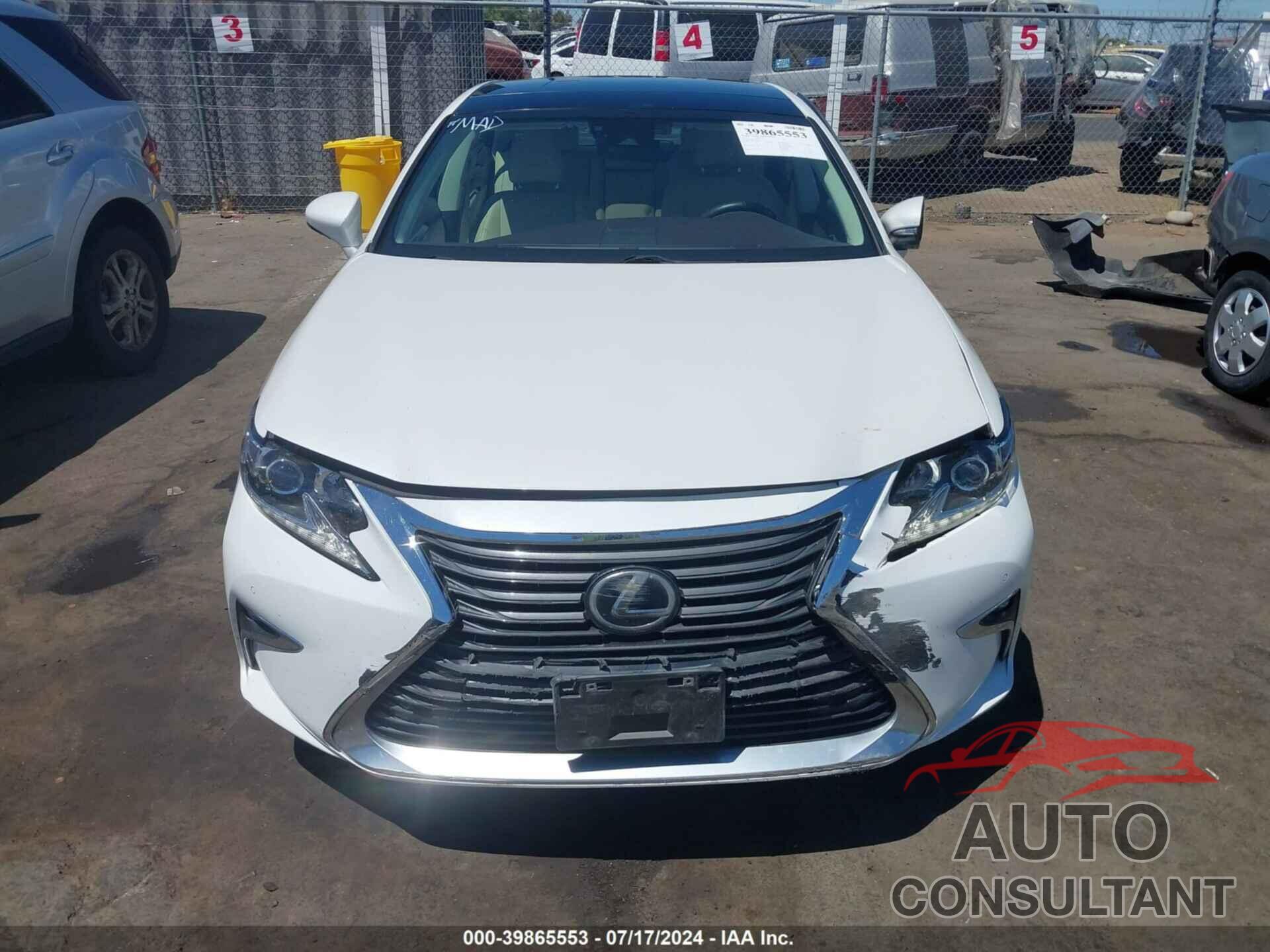 LEXUS ES 350 2017 - 58ABK1GG2HU069714