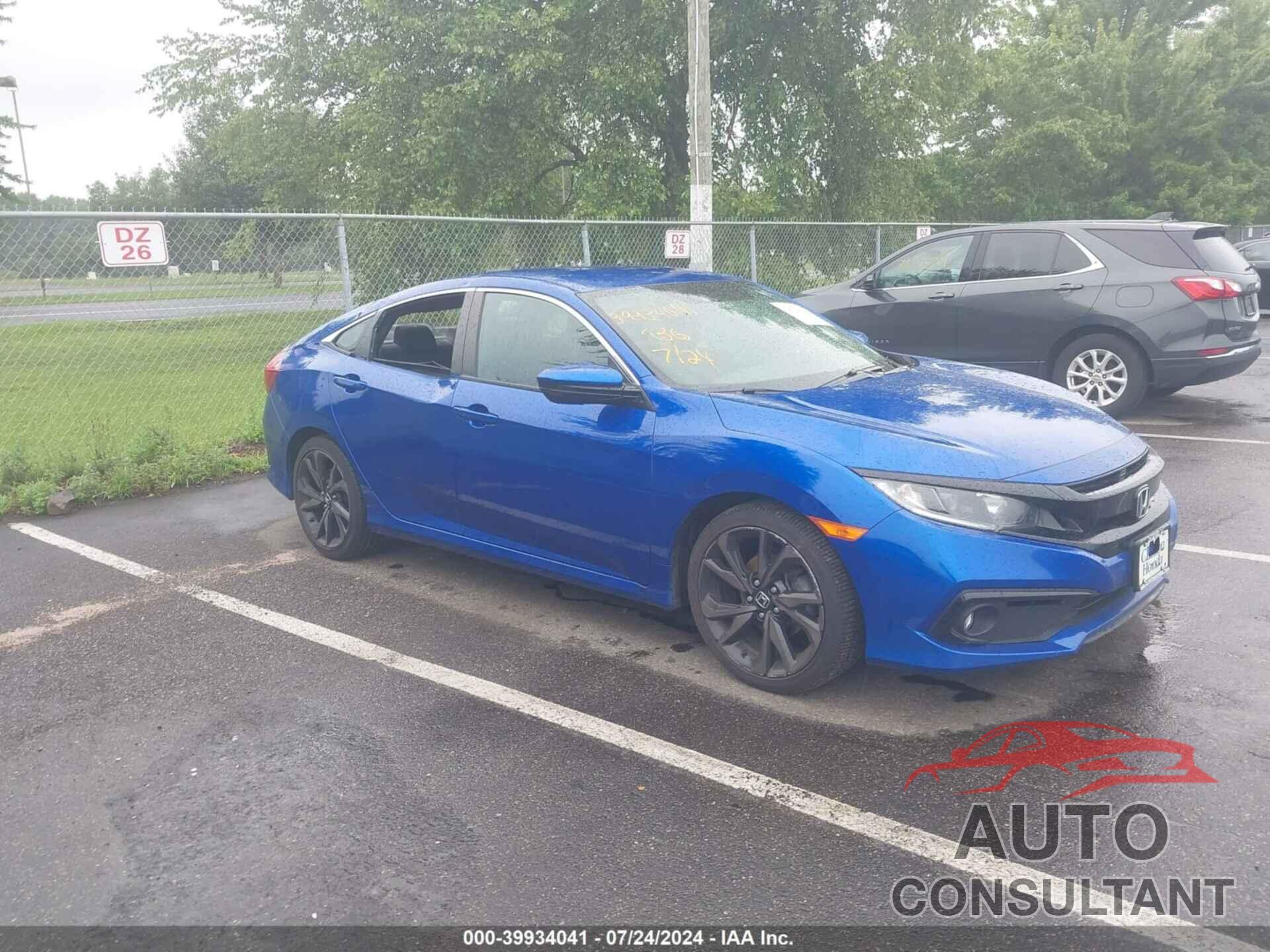 HONDA CIVIC 2021 - 19XFC2F81ME201221