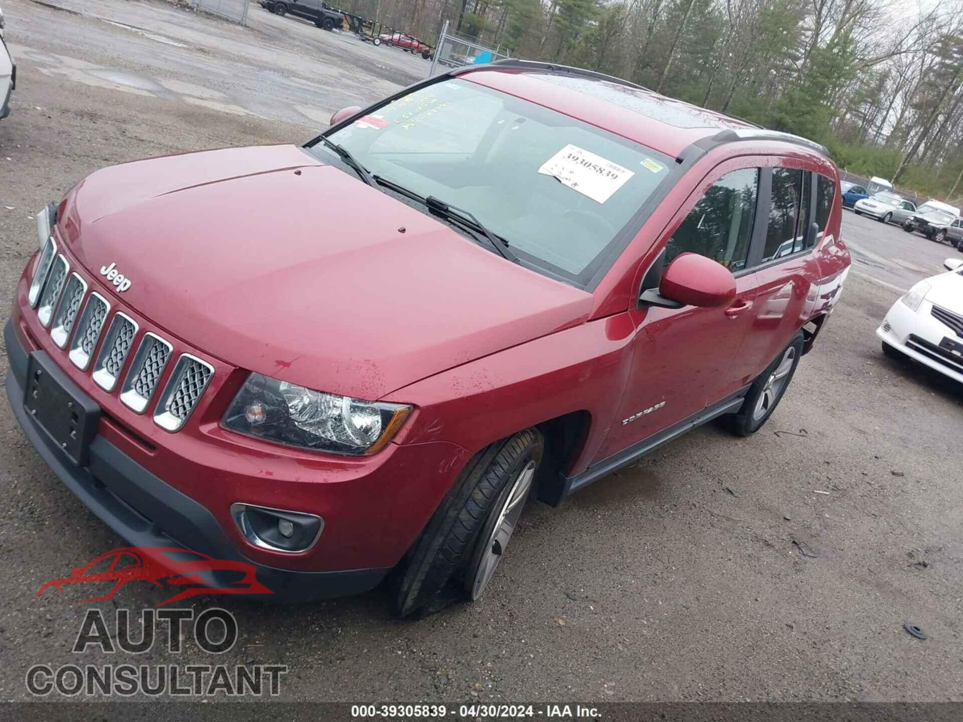 JEEP COMPASS 2017 - 1C4NJDEB3HD177683