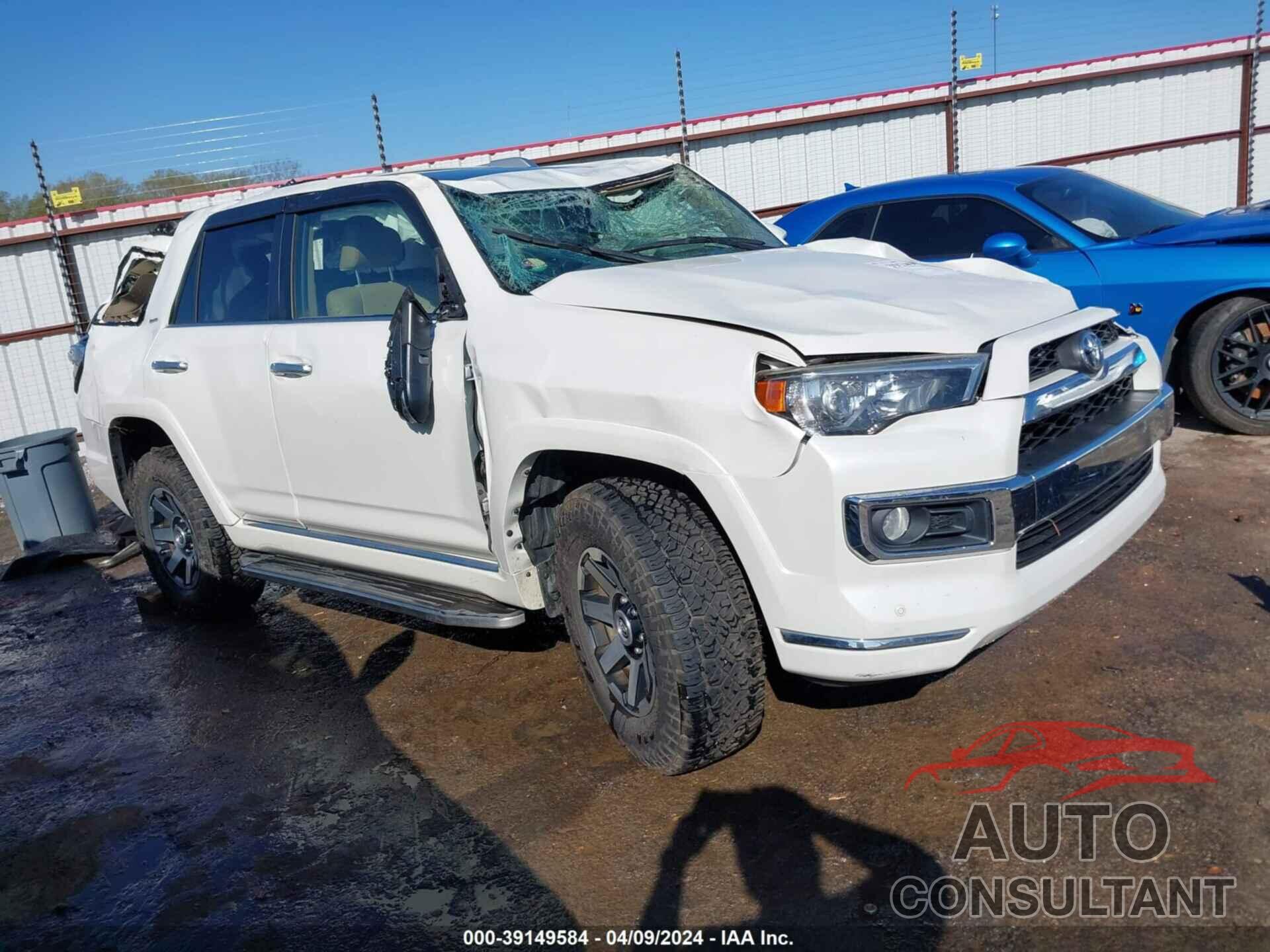 TOYOTA 4RUNNER 2016 - JTEBU5JR3G5322051