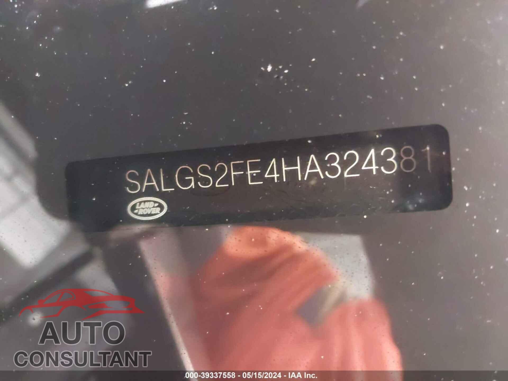 LAND ROVER RANGE ROVER 2017 - SALGS2FE4HA324381