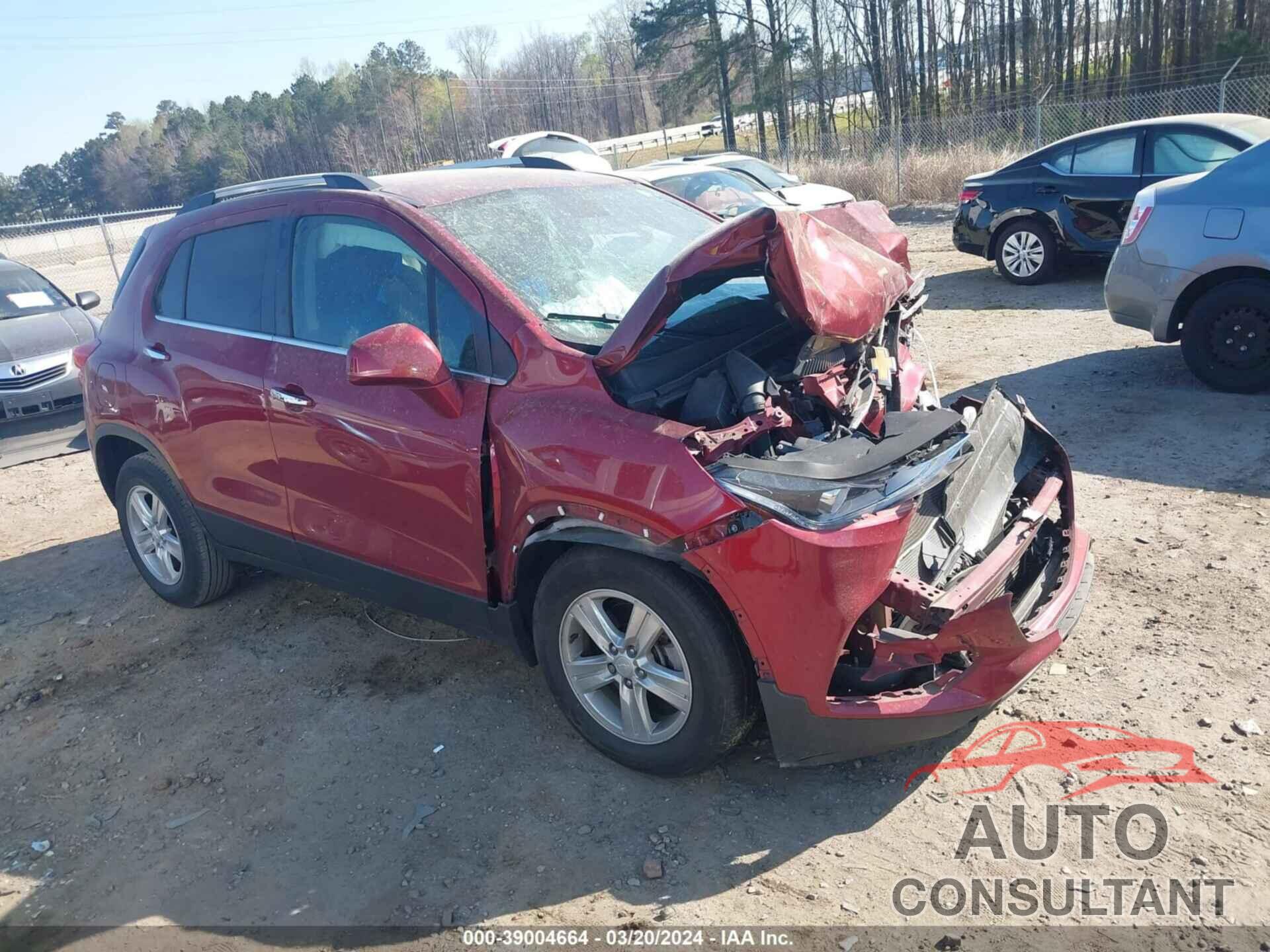 CHEVROLET TRAX 2019 - 3GNCJLSB6KL341975