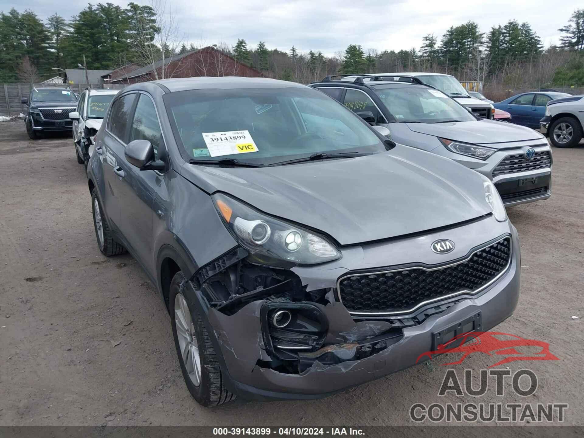 KIA SPORTAGE 2017 - KNDPMCAC0H7237667