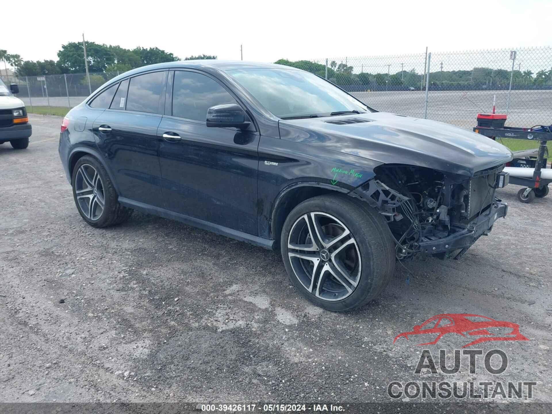 MERCEDES-BENZ AMG GLE 43 COUPE 2018 - 4JGED6EB9JA108759
