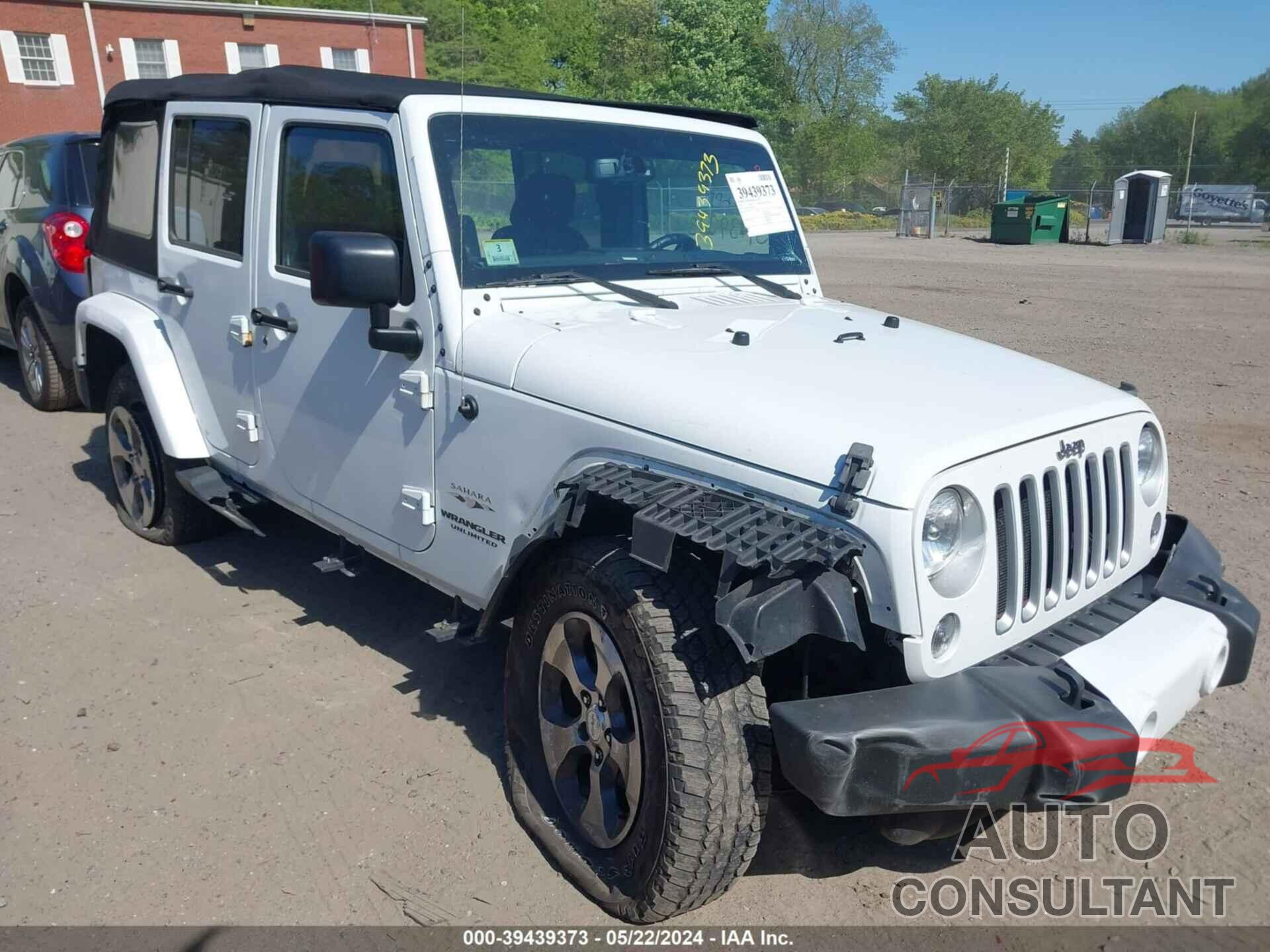 JEEP WRANGLER UNLIMITED 2016 - 1C4BJWEG8GL102816