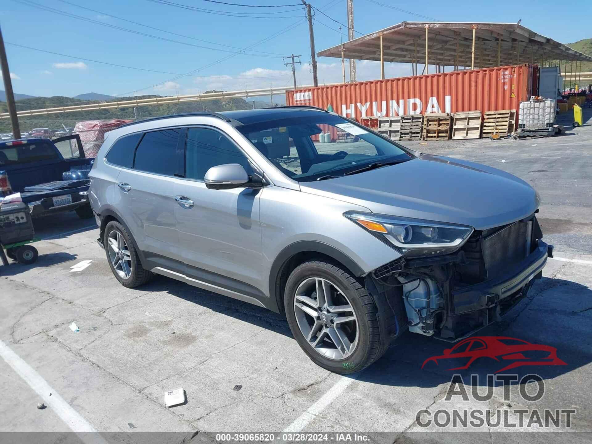 HYUNDAI SANTA FE 2017 - KM8SR4HF8HU210232