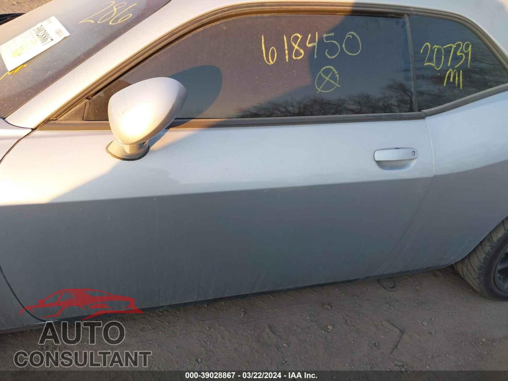 DODGE CHALLENGER 2019 - 2C3CDZFJ6KH618450