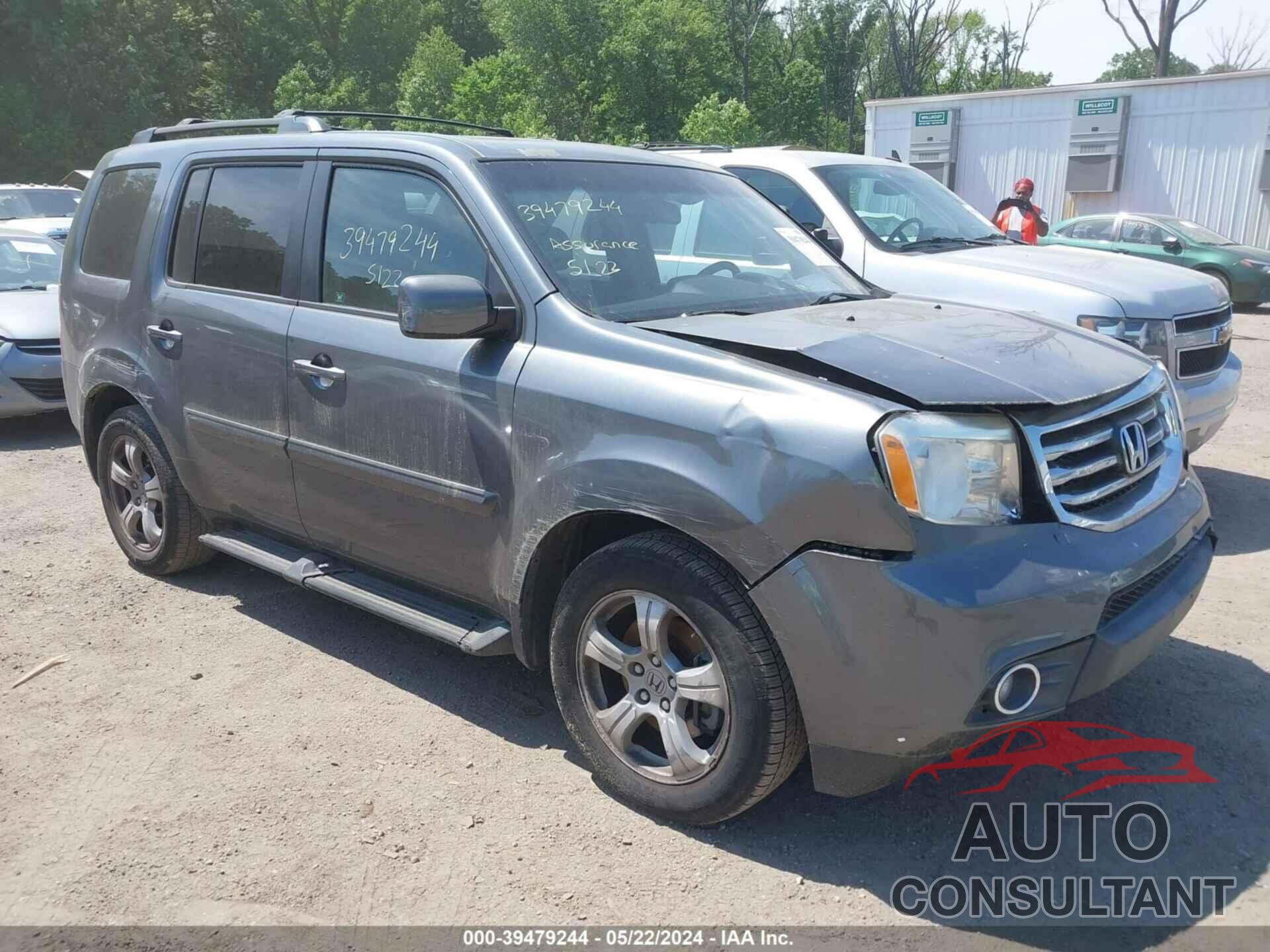 HONDA PILOT 2012 - 5FNYF3H53CB025869