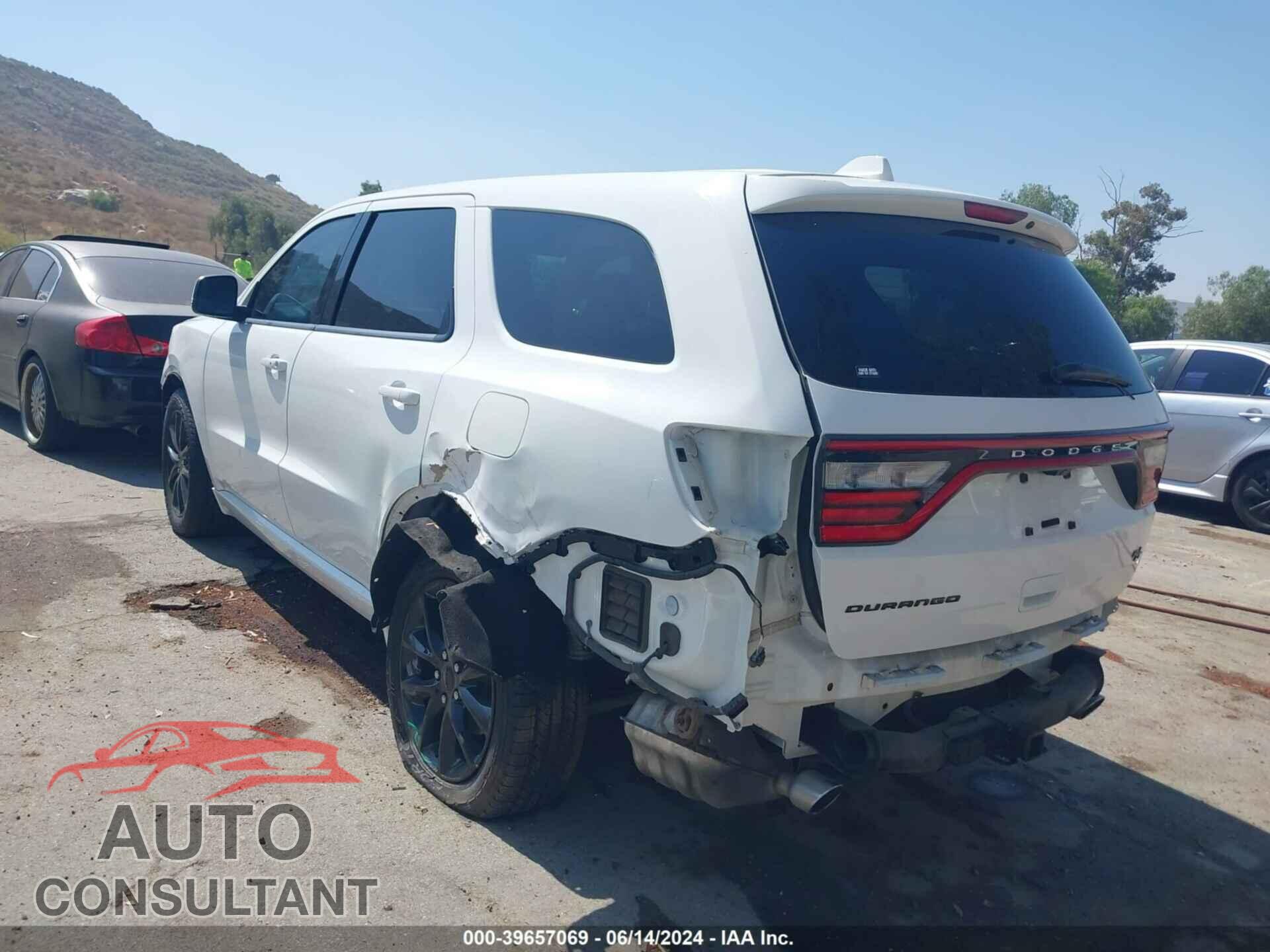 DODGE DURANGO 2017 - 1C4SDHCTXHC921265