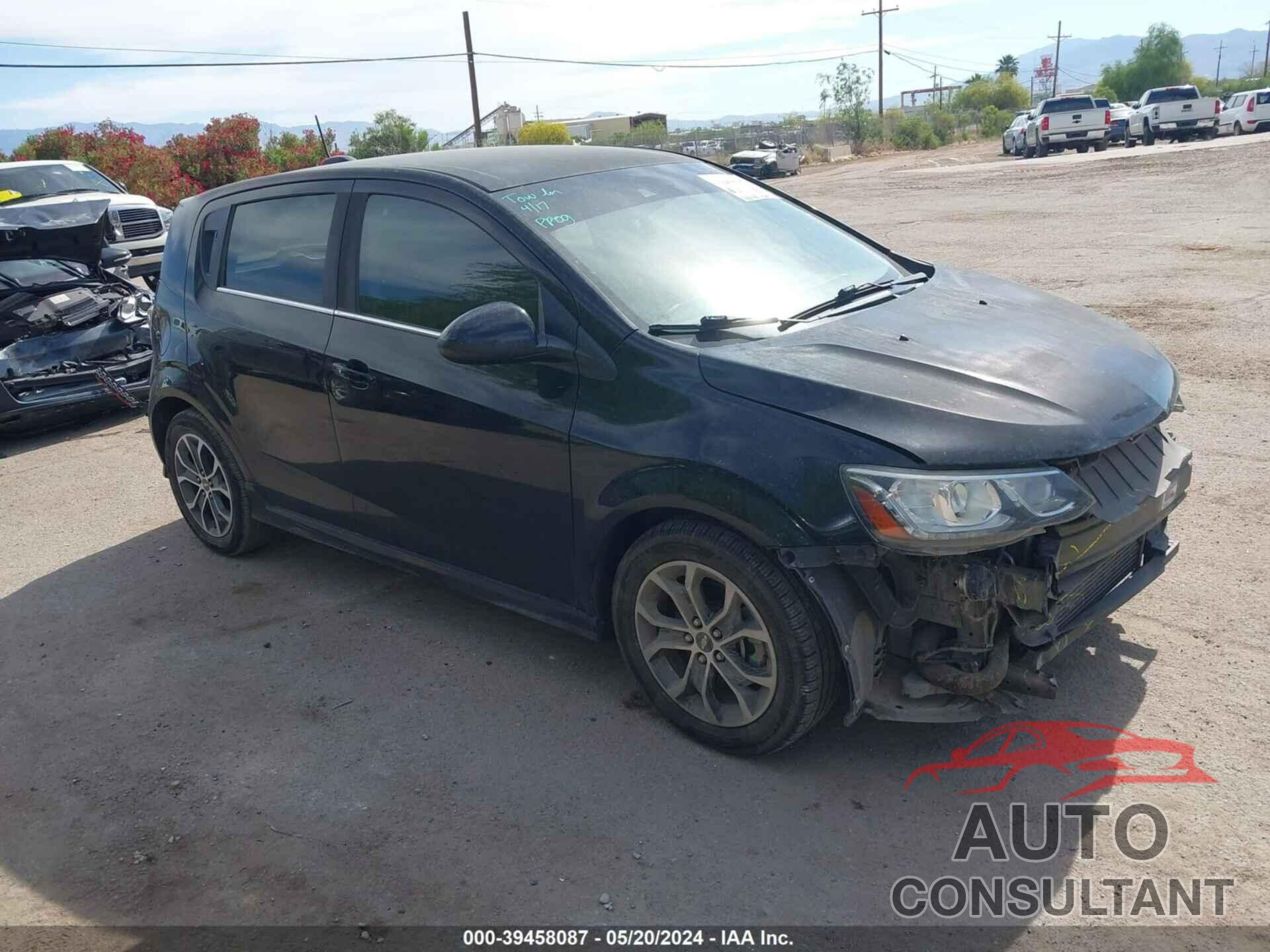 CHEVROLET SONIC 2017 - 1G1JD6SB5H4154520