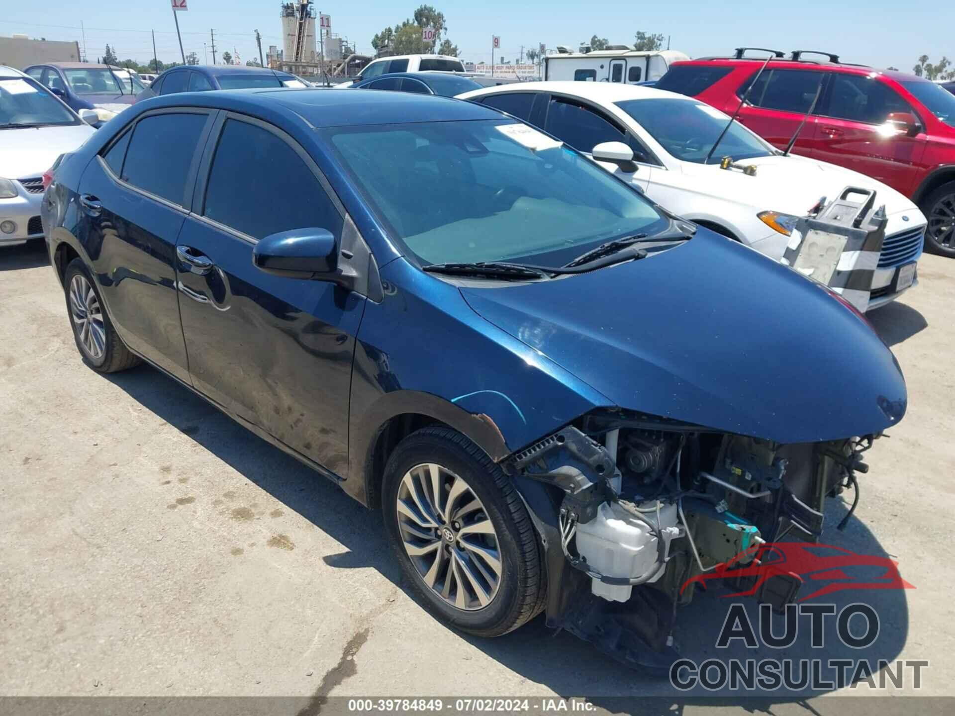 TOYOTA COROLLA 2019 - 5YFBURHE7KP932061
