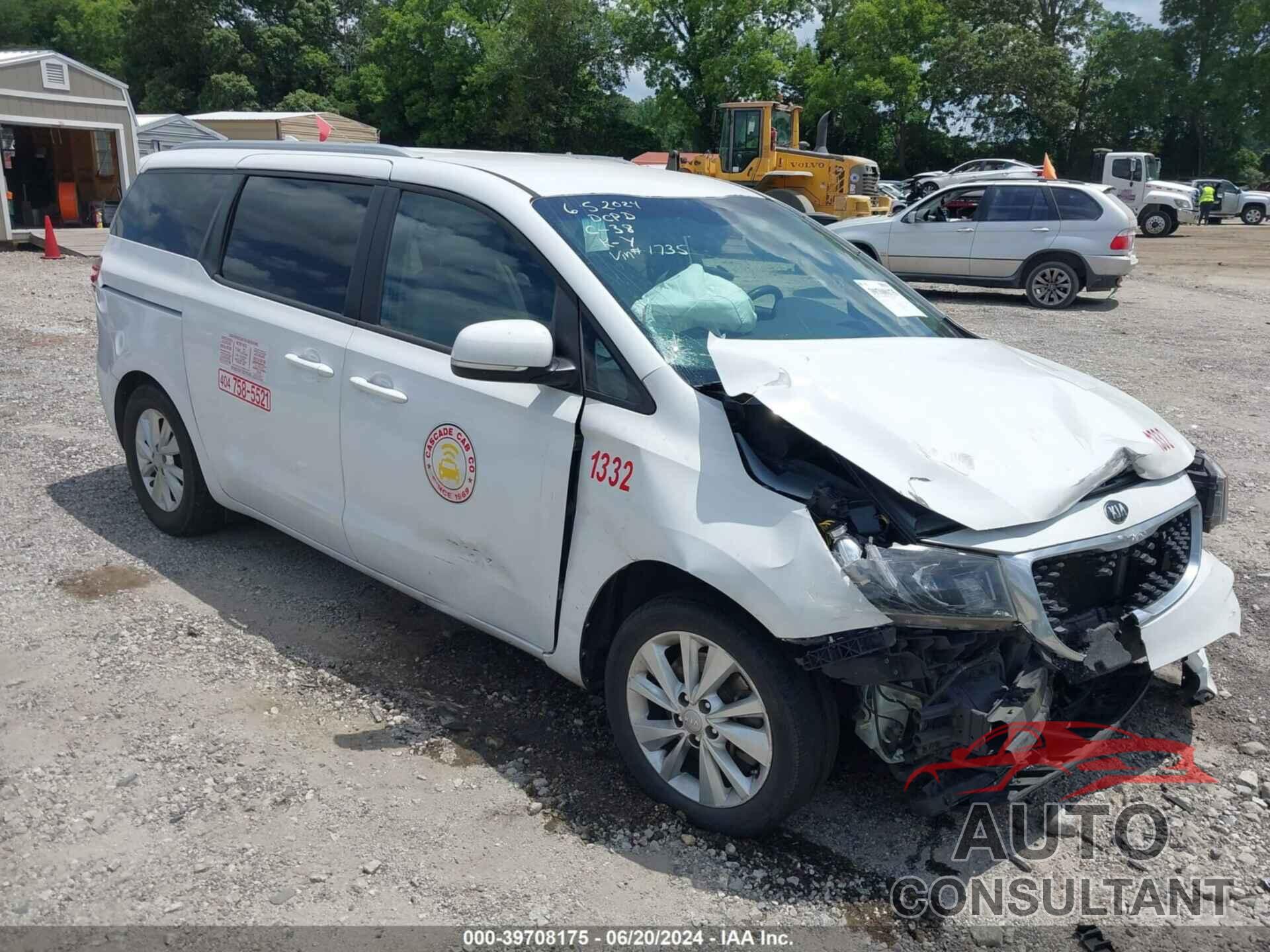 KIA SEDONA 2016 - KNDMB5C1XG6161735