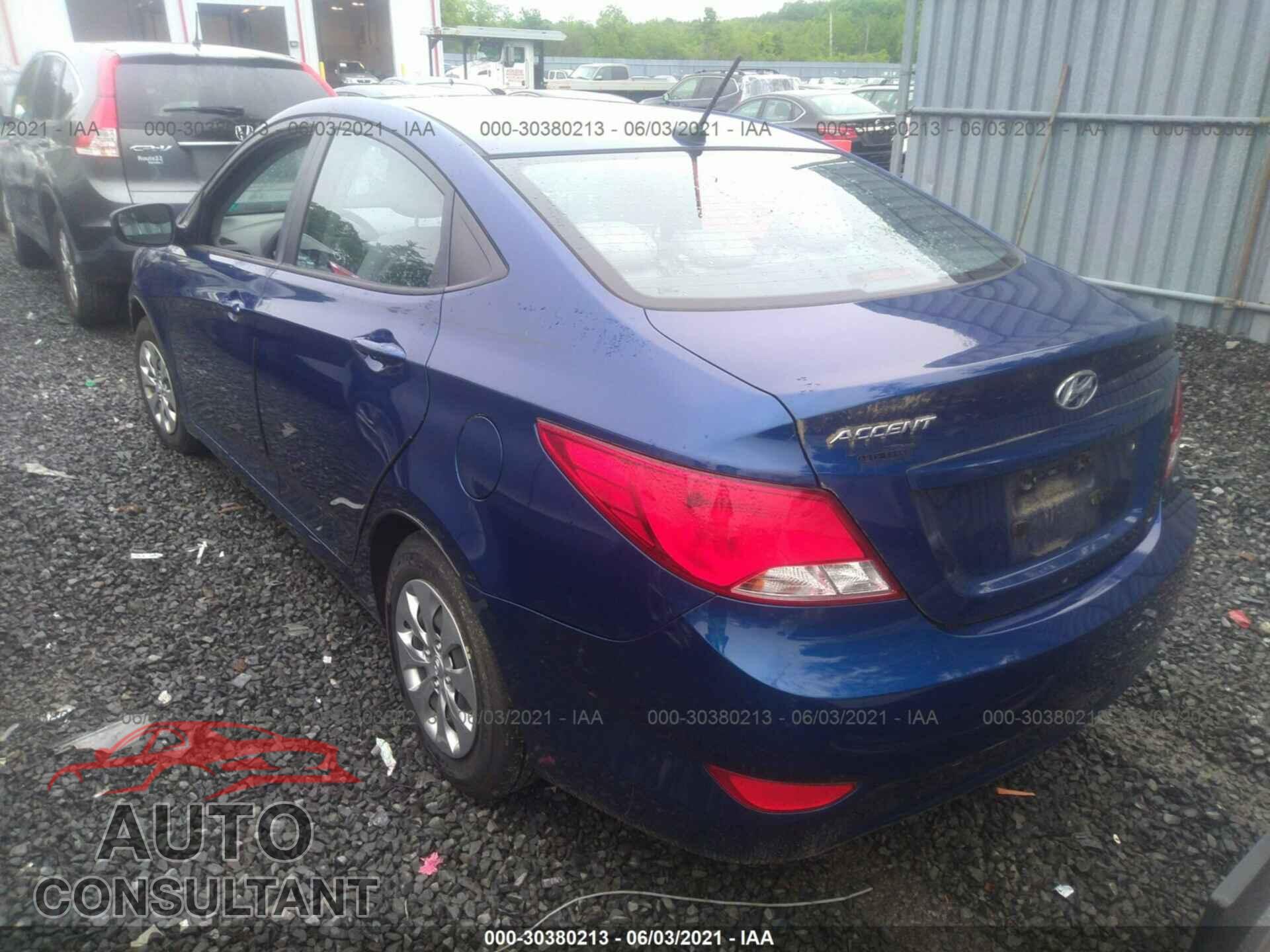 HYUNDAI ACCENT 2016 - KMHCT4AEXGU972757