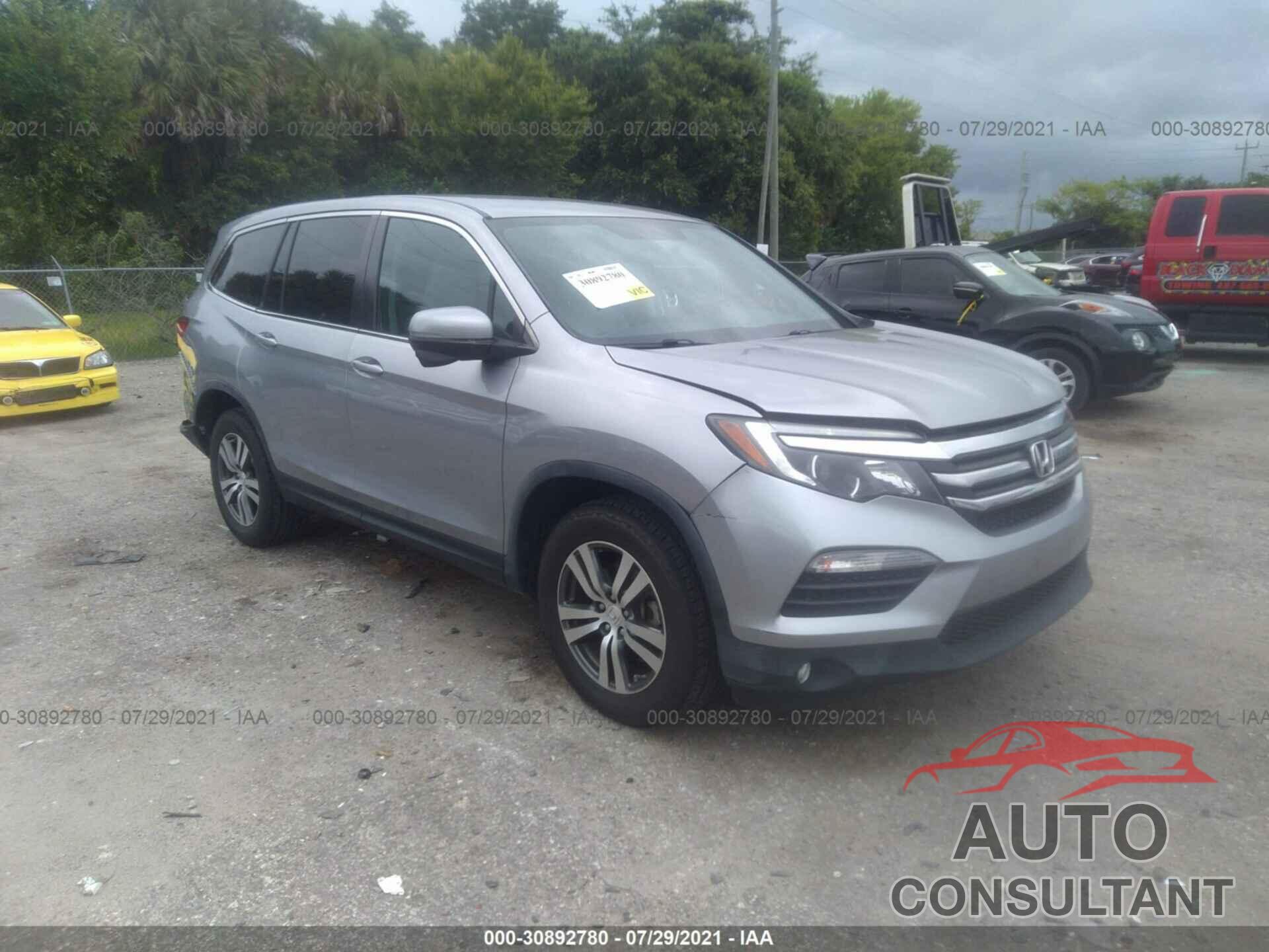HONDA PILOT 2016 - 5FNYF5H35GB057559