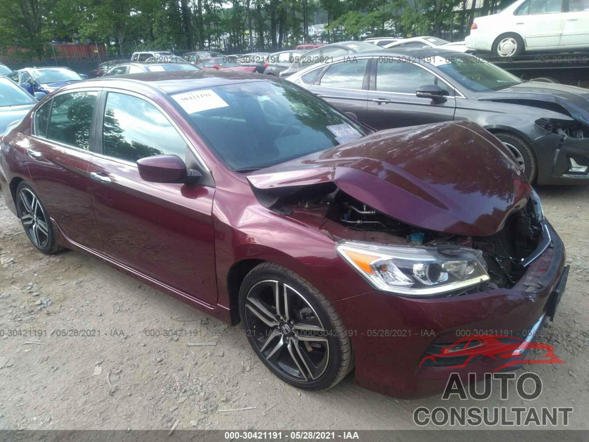 HONDA ACCORD SEDAN 2016 - 1HGCR2F59GA052945