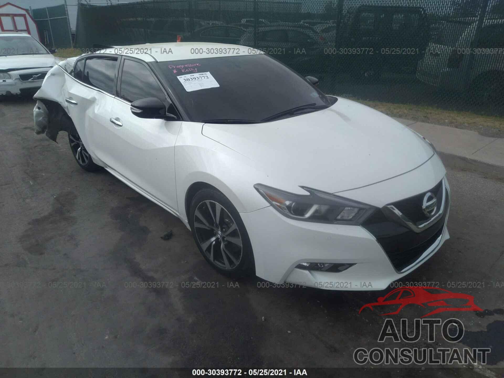 NISSAN MAXIMA 2018 - 1N4AA6AP9JT408650