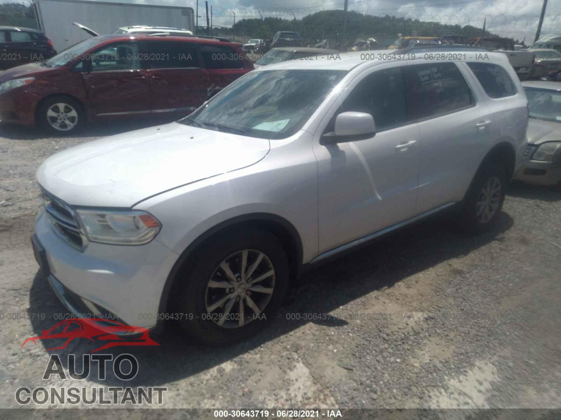 DODGE DURANGO 2016 - 1C4RDJAGXGC486290