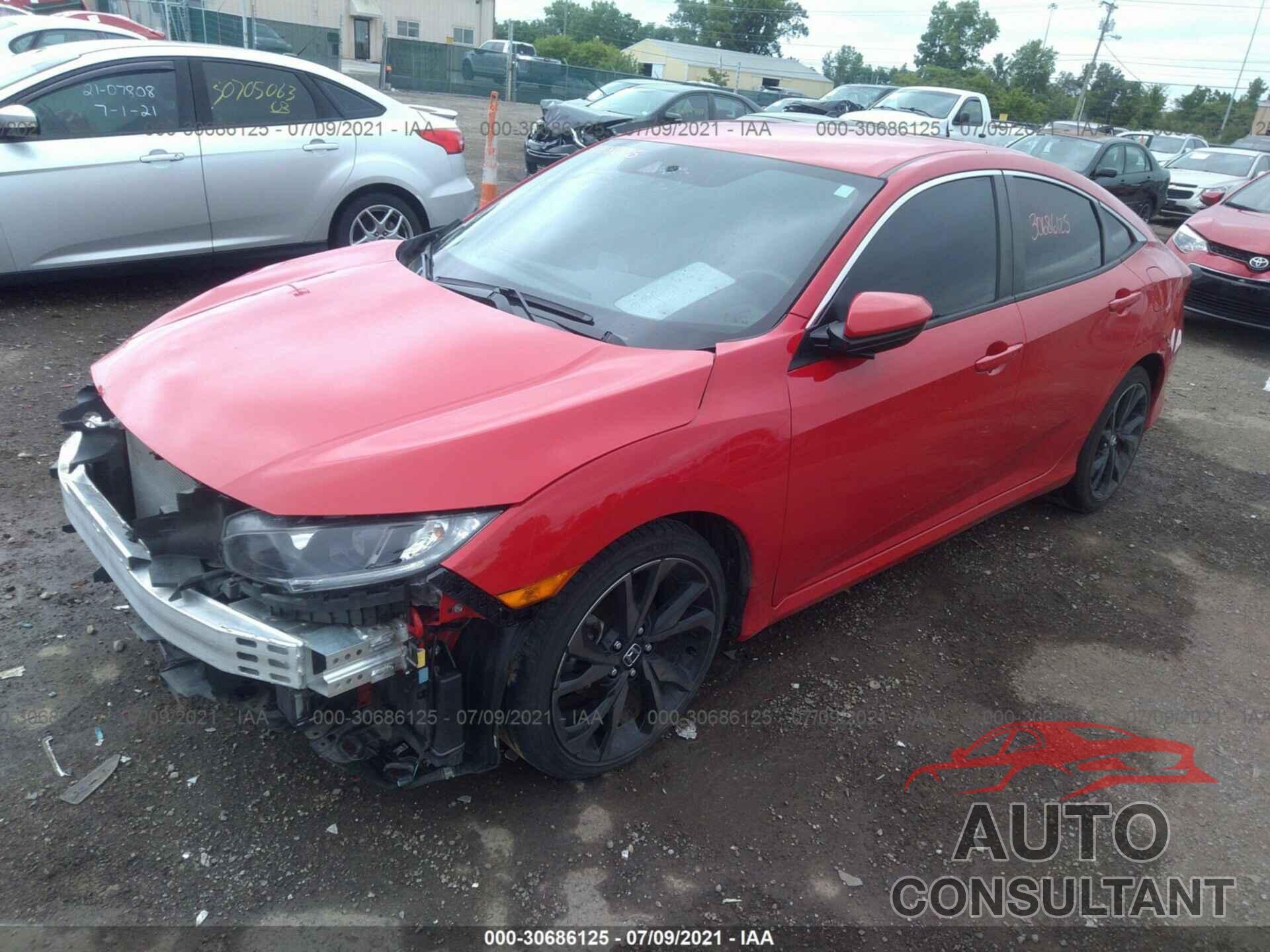 HONDA CIVIC SEDAN 2019 - 2HGFC2F8XKH511791