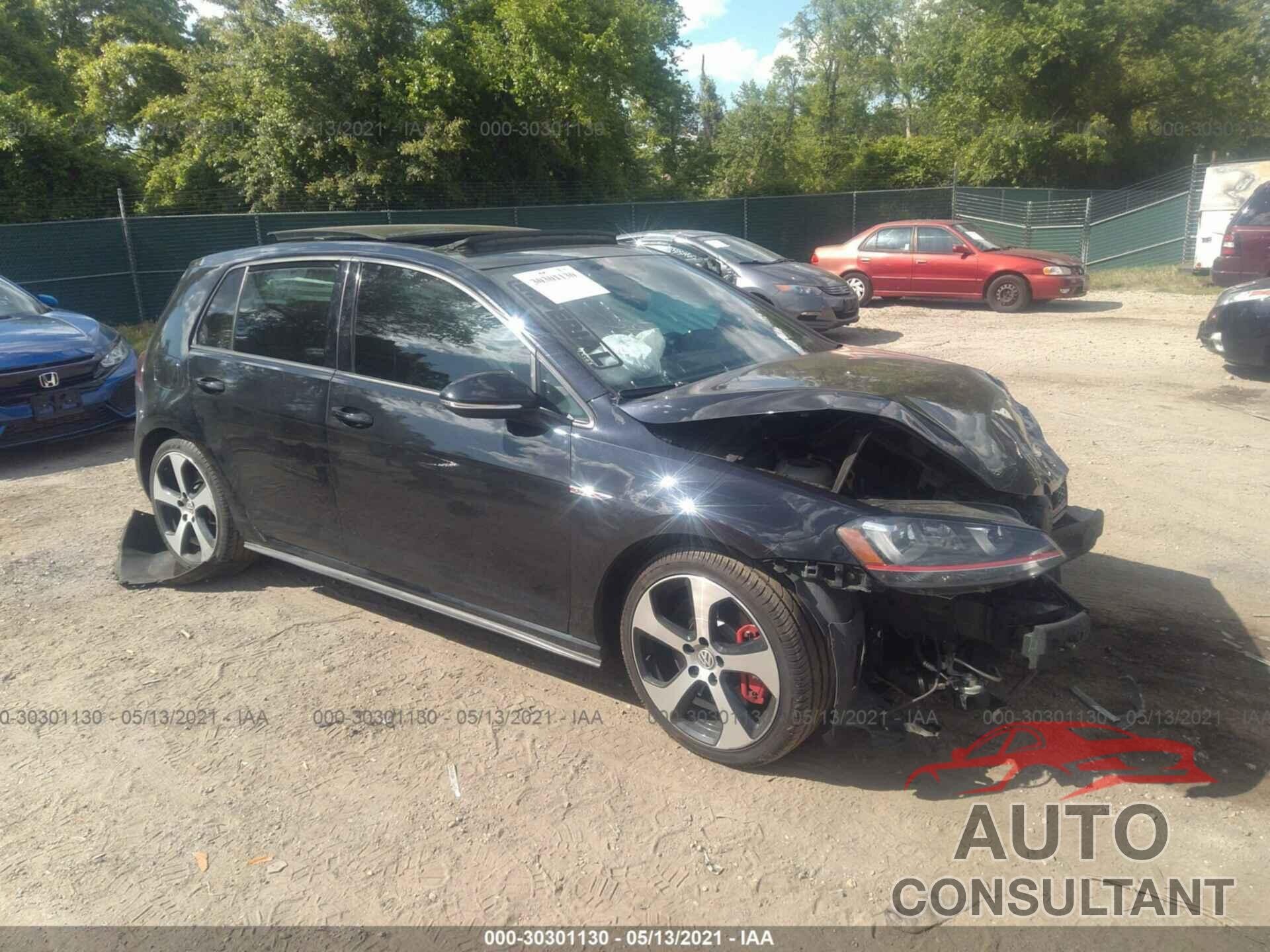 VOLKSWAGEN GOLF GTI 2016 - 3VW547AU8GM020053