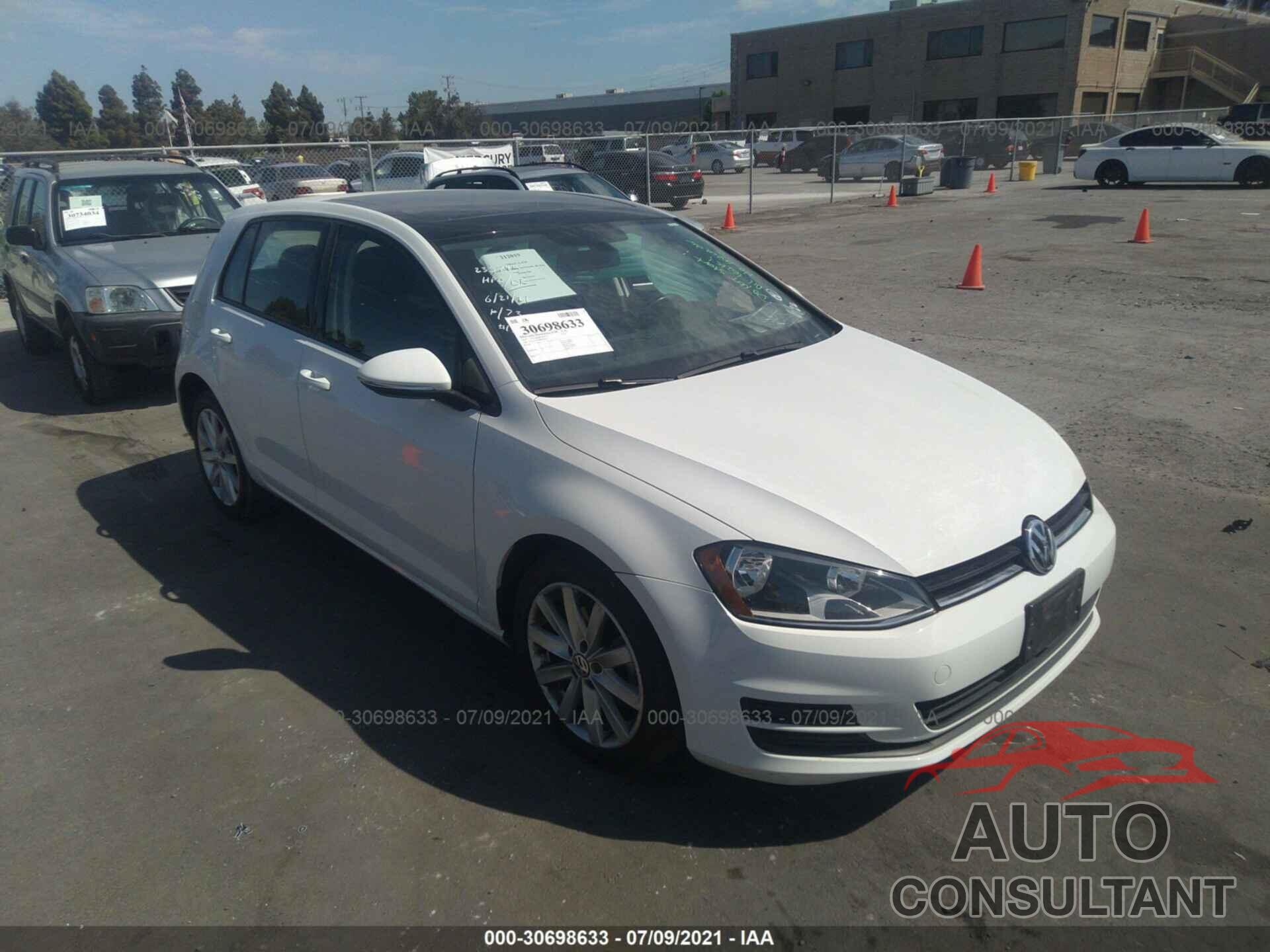 VOLKSWAGEN GOLF 2017 - 3VW217AU3HM026565