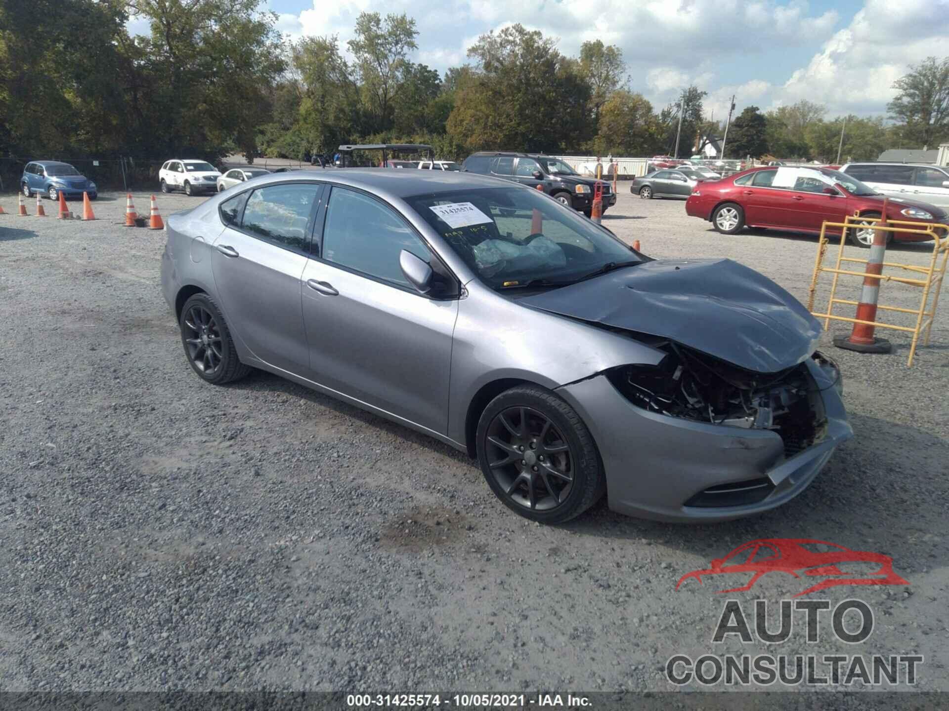 DODGE DART 2016 - 1C3CDFAA1GD533901