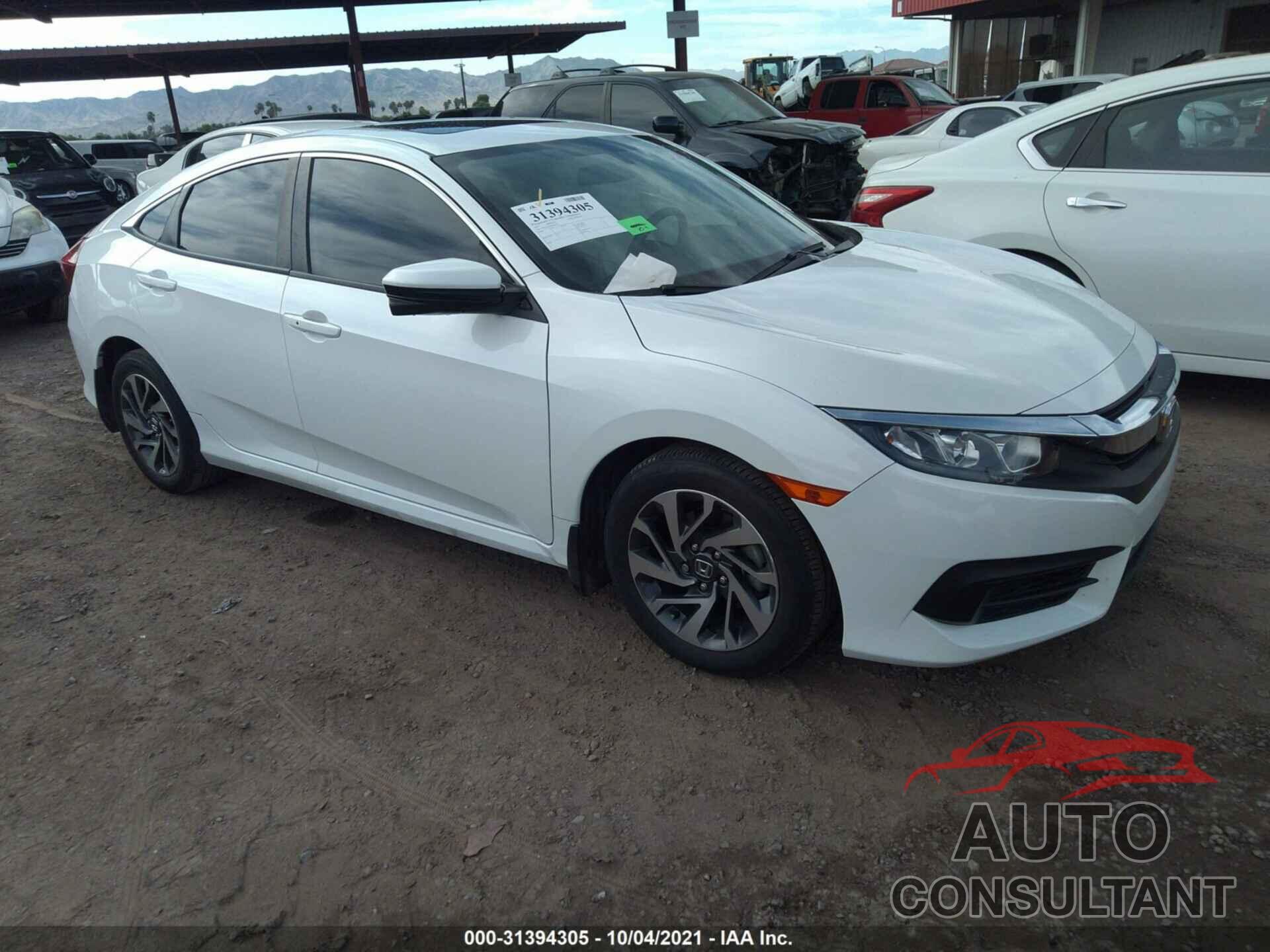 HONDA CIVIC SEDAN 2017 - 19XFC2F70HE081750