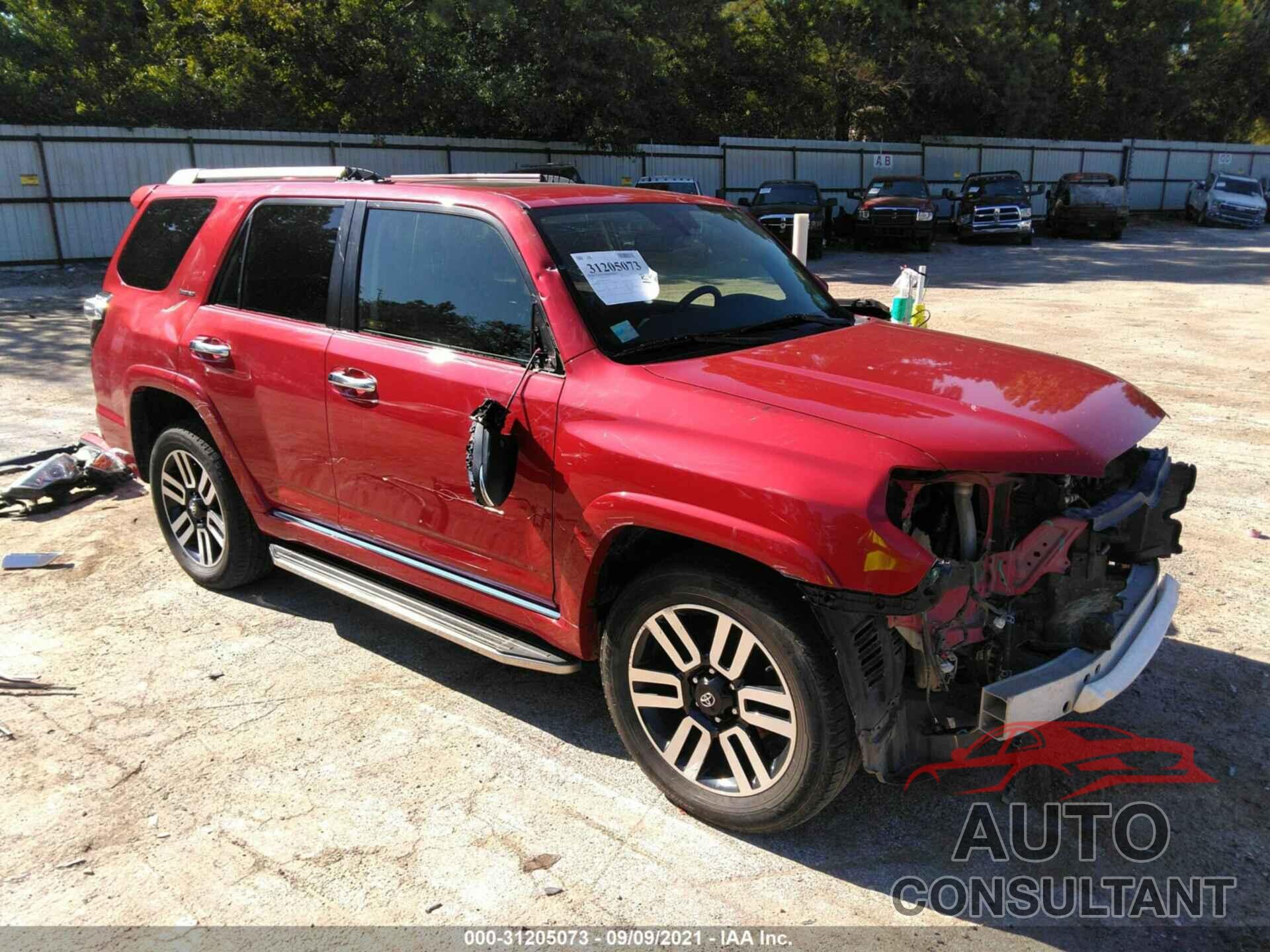 TOYOTA 4RUNNER 2016 - JTEZU5JR6G5142304