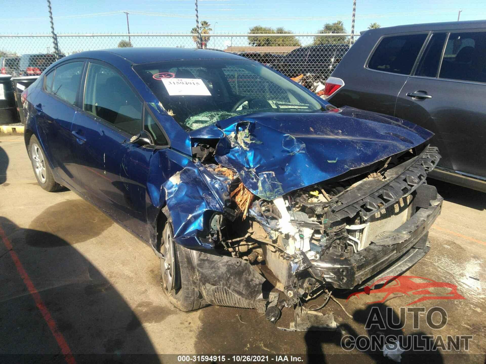 KIA FORTE 2018 - 3KPFK4A72JE212141