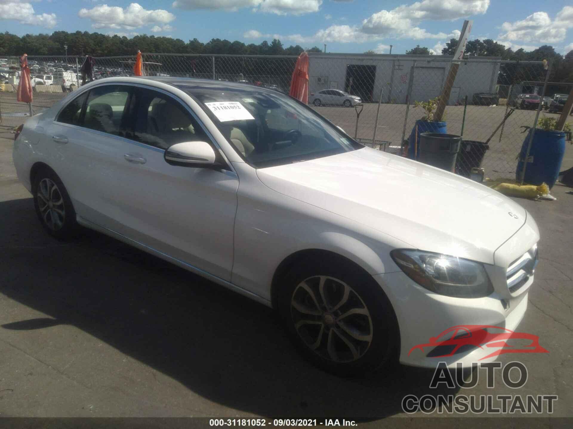 MERCEDES-BENZ C-CLASS 2016 - WDDWF4KB2GR177496