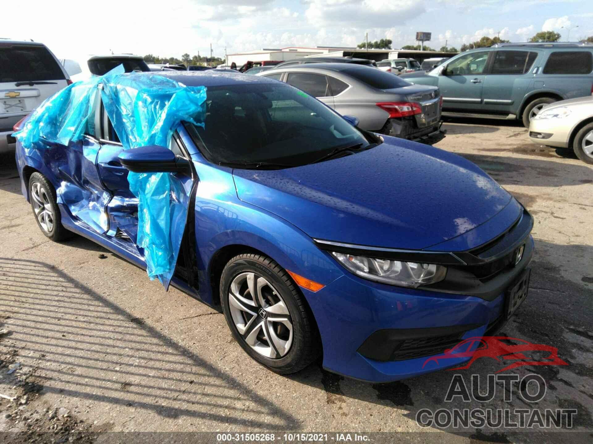 HONDA CIVIC SEDAN 2017 - 19XFC2F52HE038168