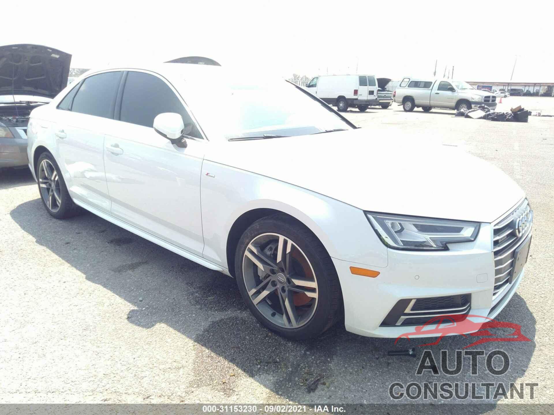 AUDI A4 2018 - WAUENAF49JA136983