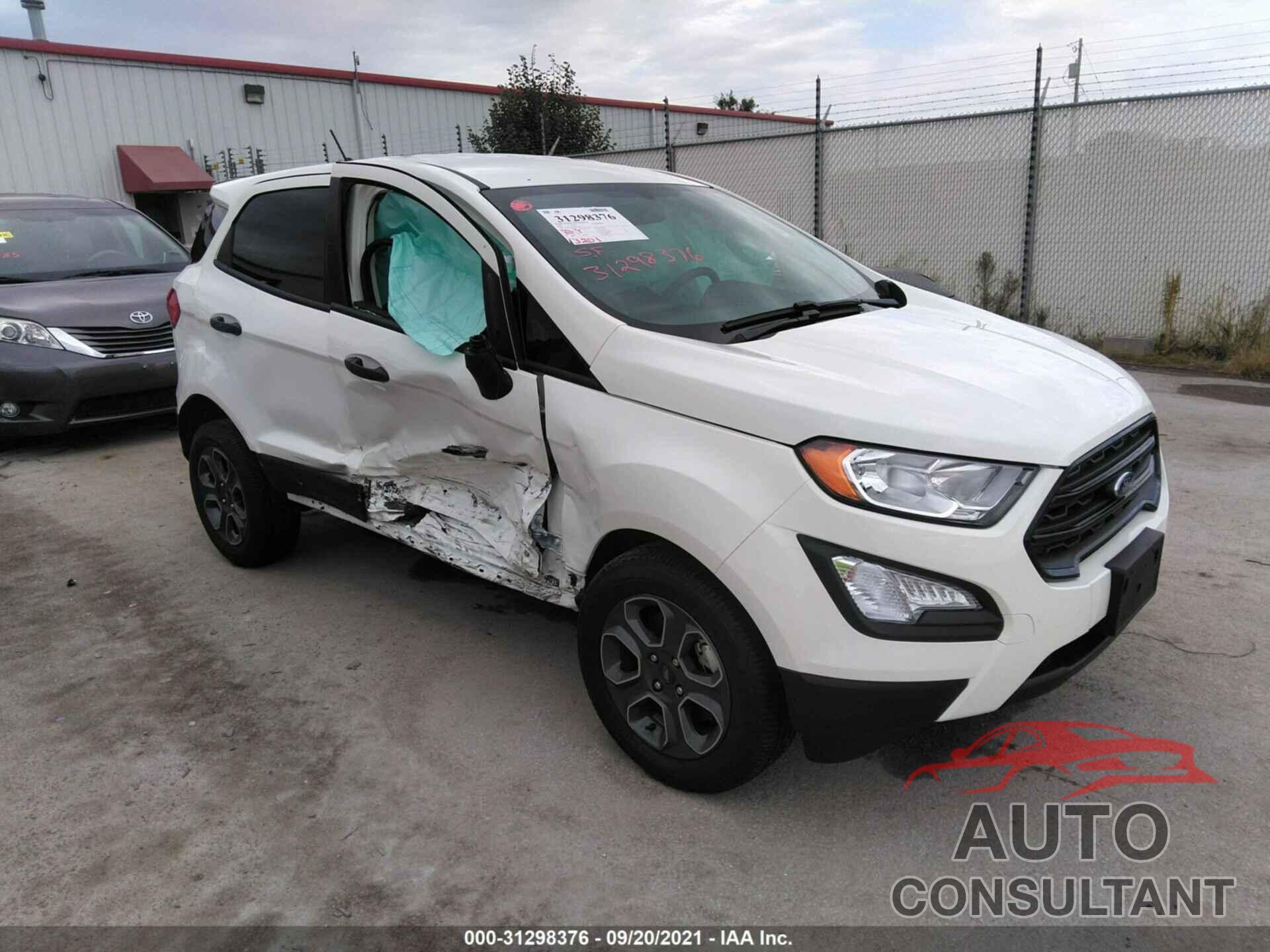 FORD ECOSPORT 2021 - MAJ6S3FL0MC412081