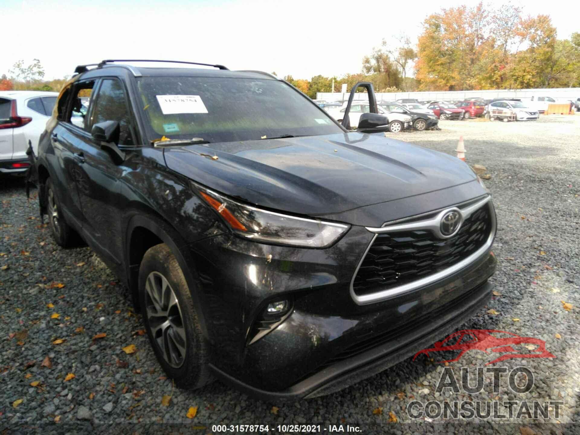 TOYOTA HIGHLANDER 2021 - 5TDGZRBH4MS064668