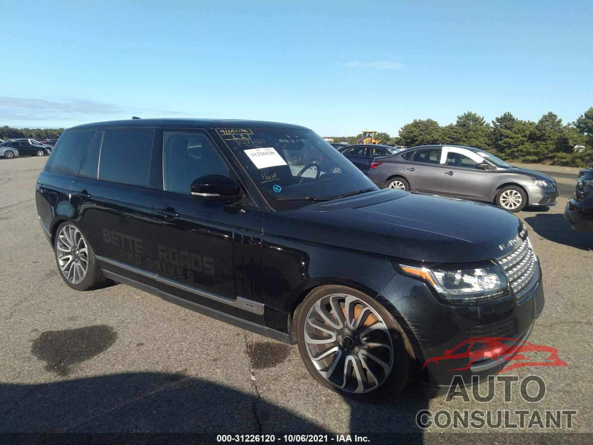 LAND ROVER RANGE ROVER 2017 - SALGS5FE7HA356291