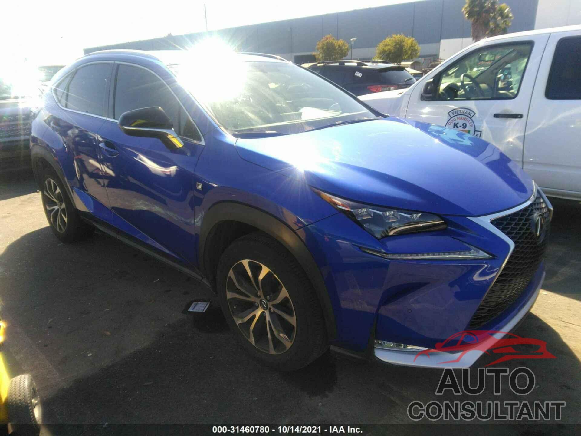 LEXUS NX 200T 2016 - JTJBARBZ3G2056709