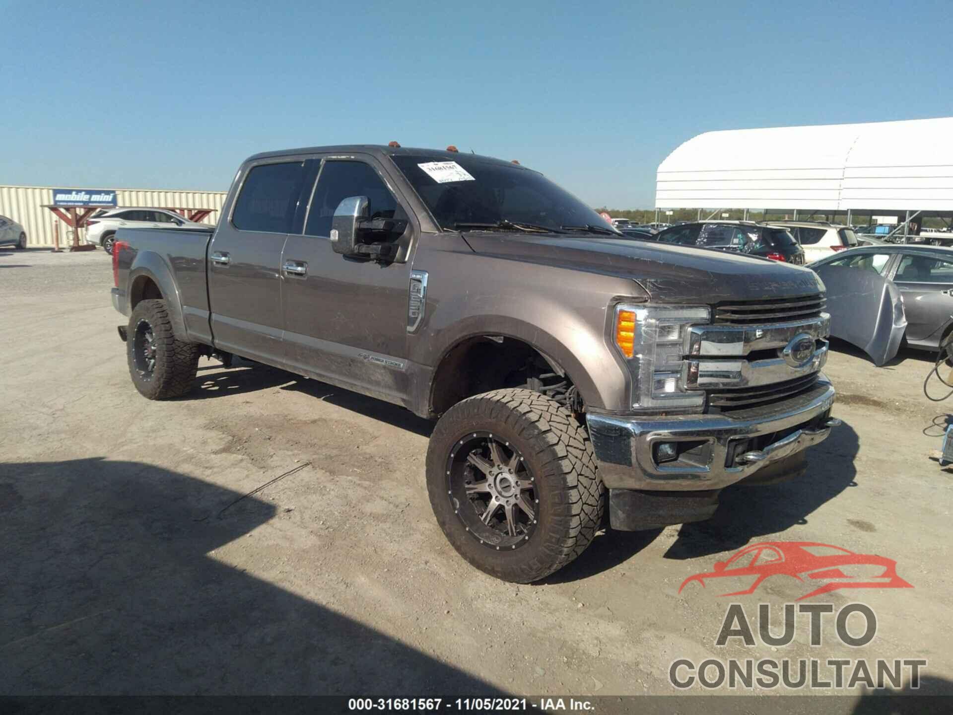 FORD SUPER DUTY F-250 SRW 2018 - 1FT7W2BT7JEC36343