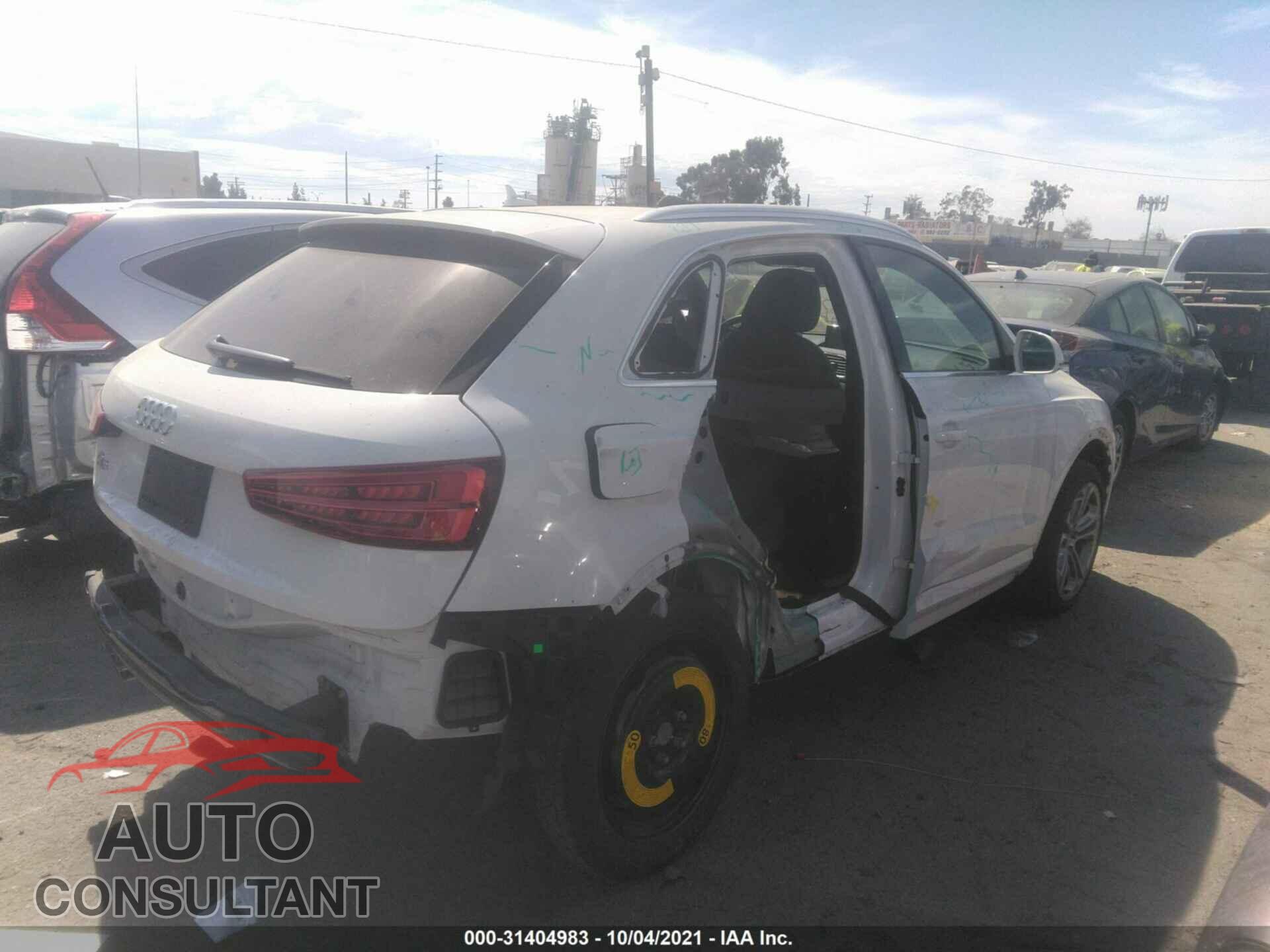 AUDI Q3 2016 - WA1BFCFS4GR012508