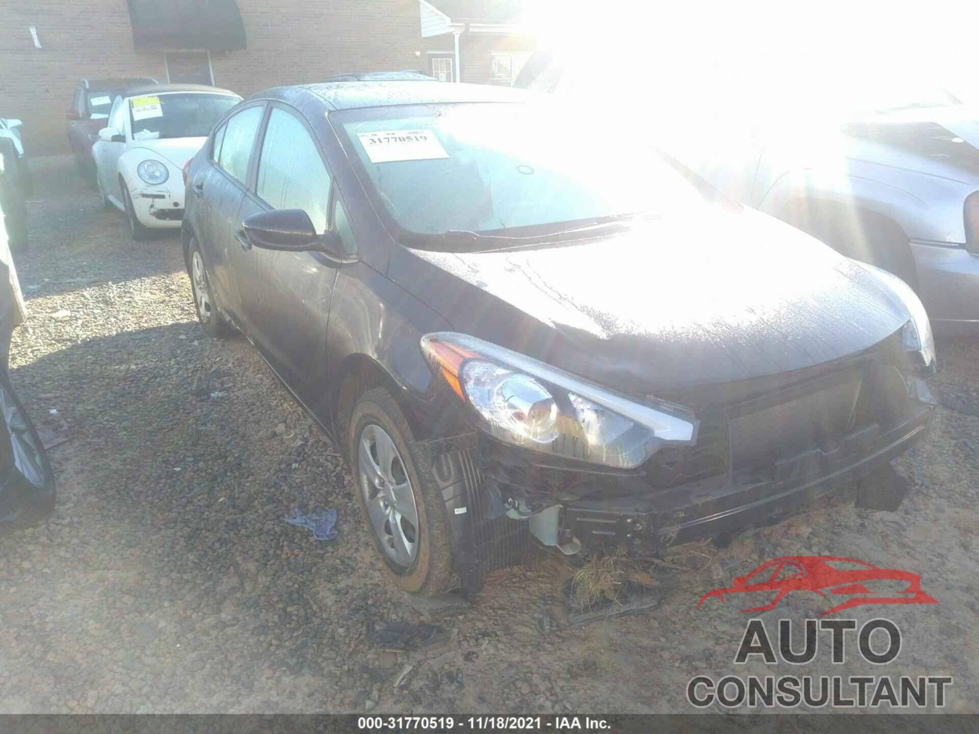 KIA FORTE 2016 - KNAFK4A64G5511168