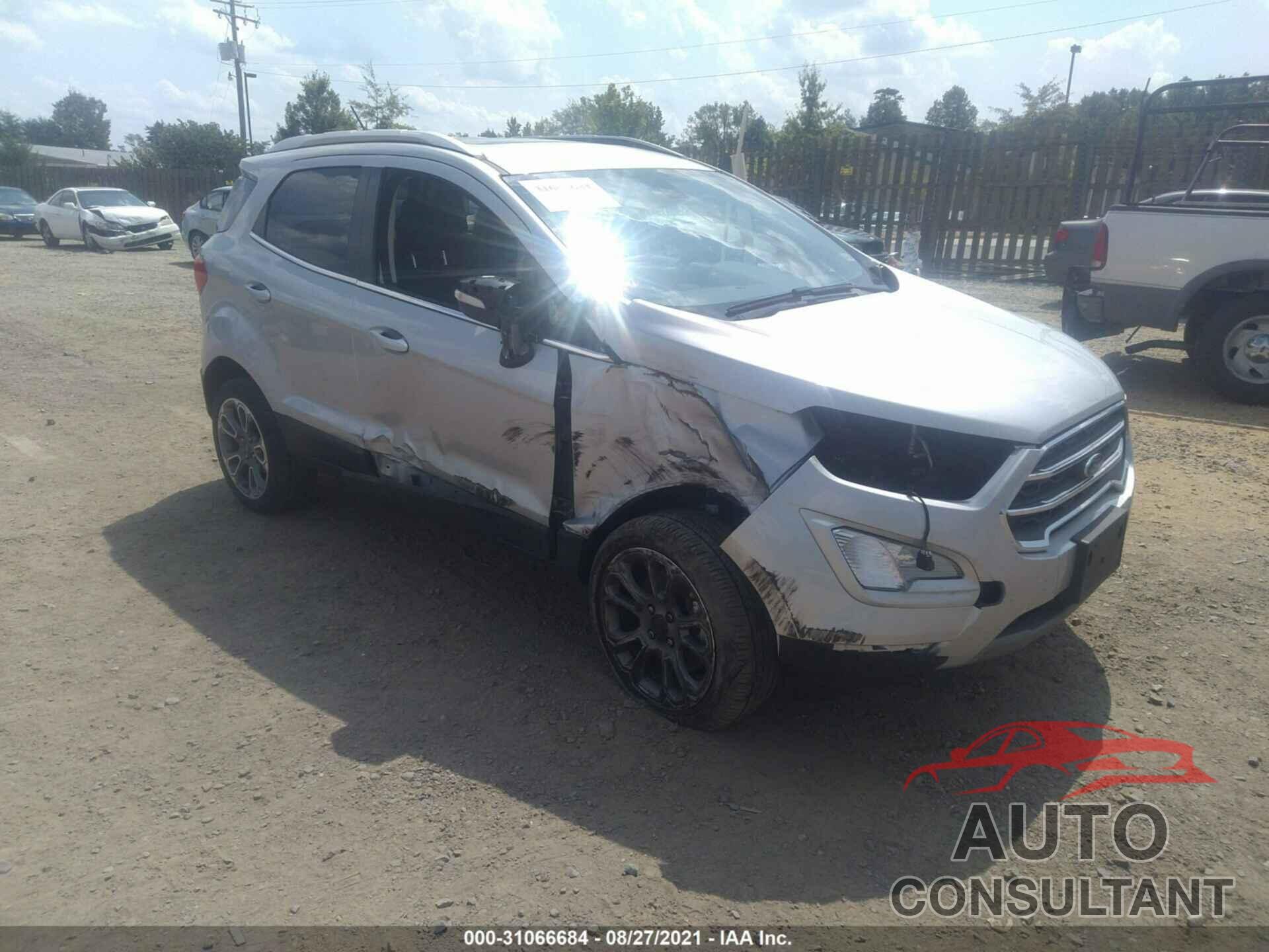 FORD ECOSPORT 2019 - MAJ6S3KL5KC283791