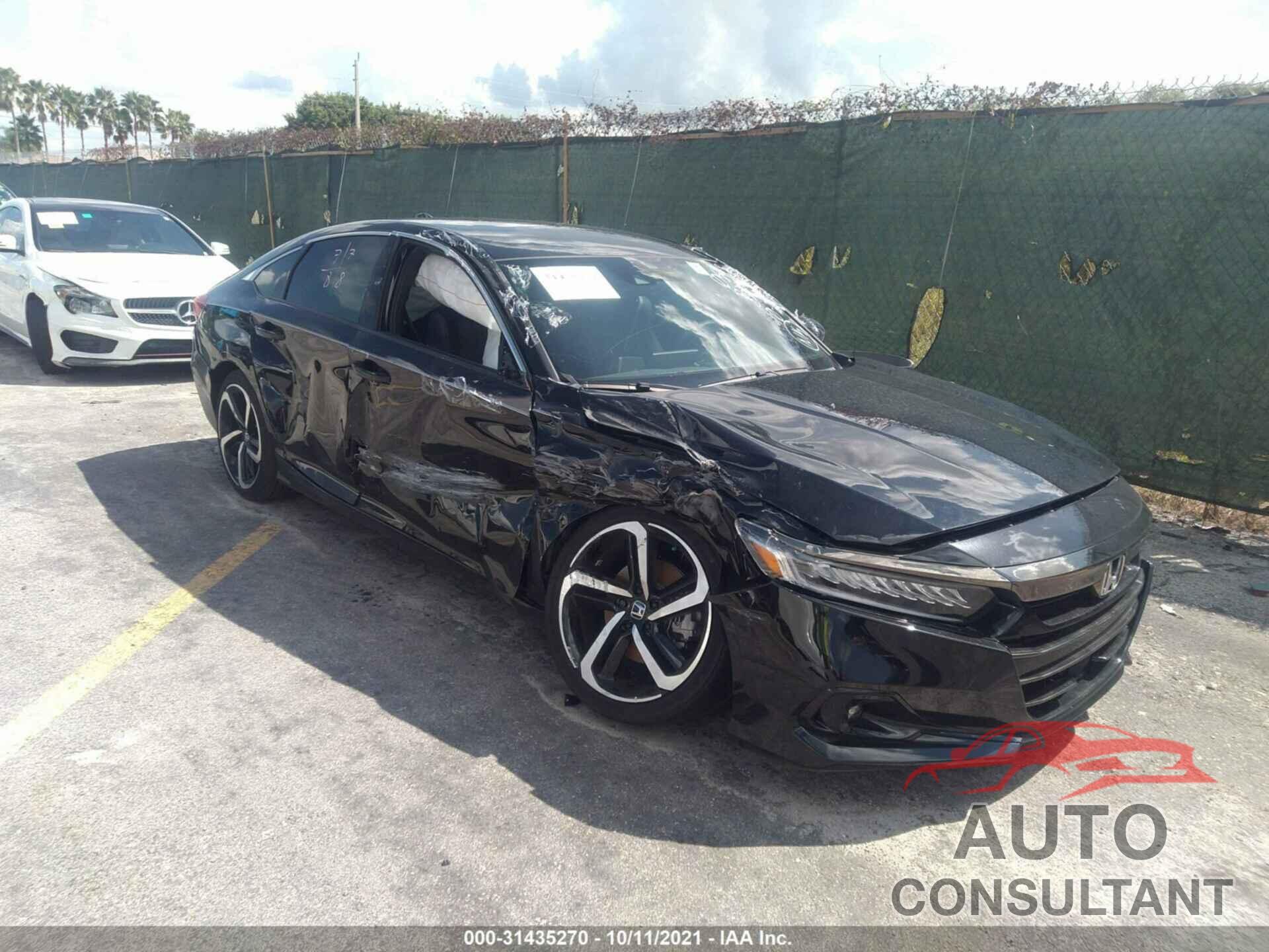 HONDA ACCORD SEDAN 2021 - 1HGCV1F30MA070573