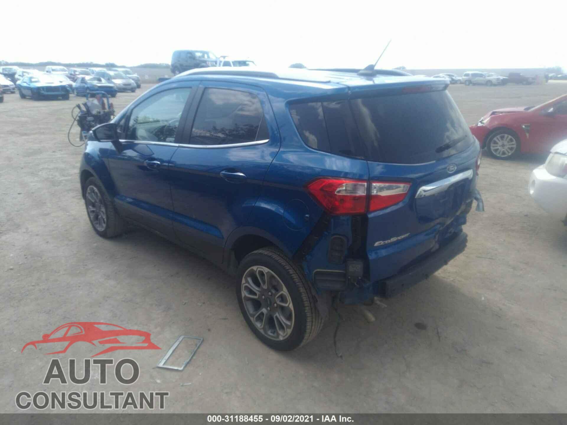 FORD ECOSPORT 2021 - MAJ6S3KL7MC401942
