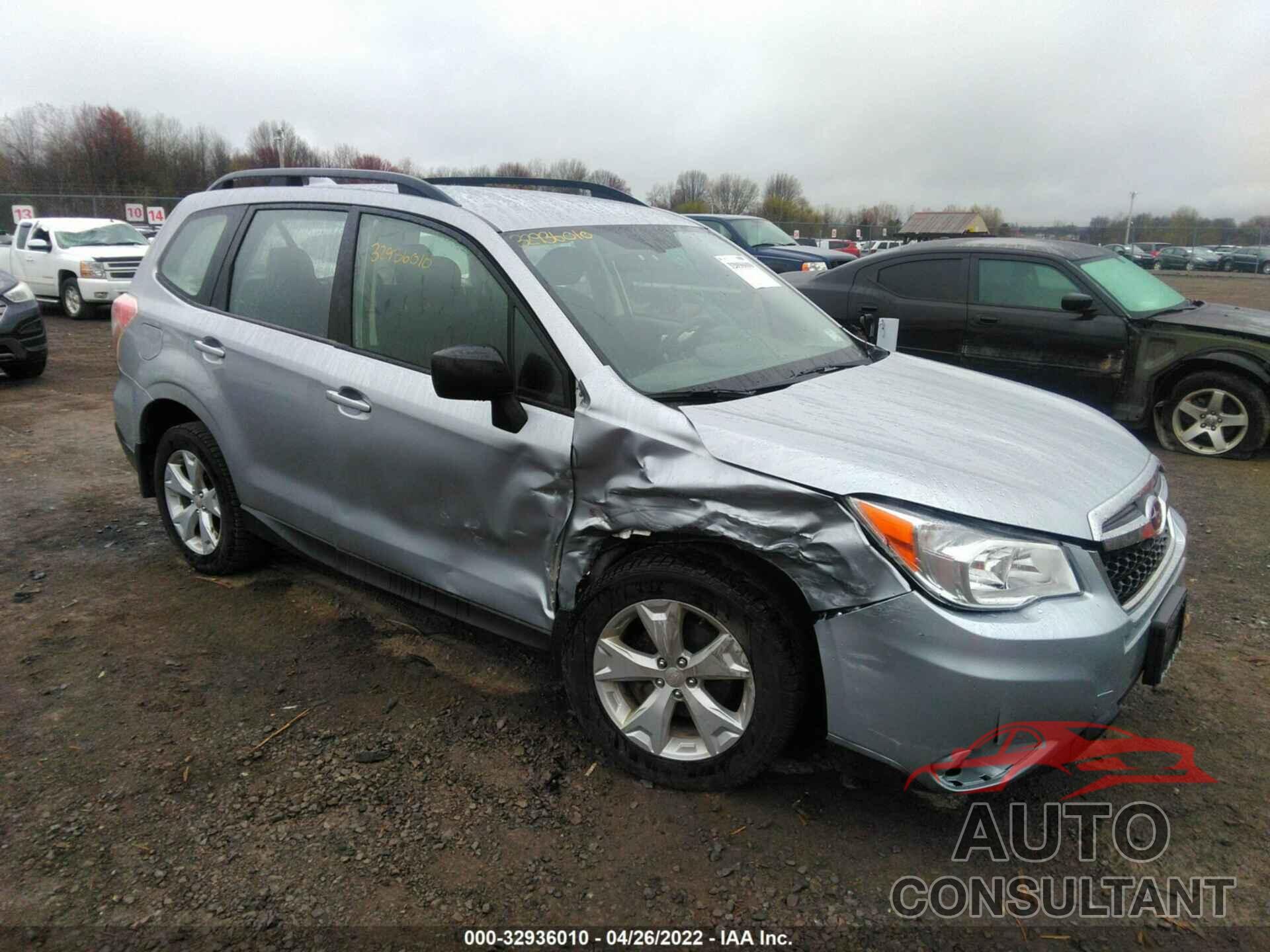 SUBARU FORESTER 2016 - JF2SJABC5GH462991