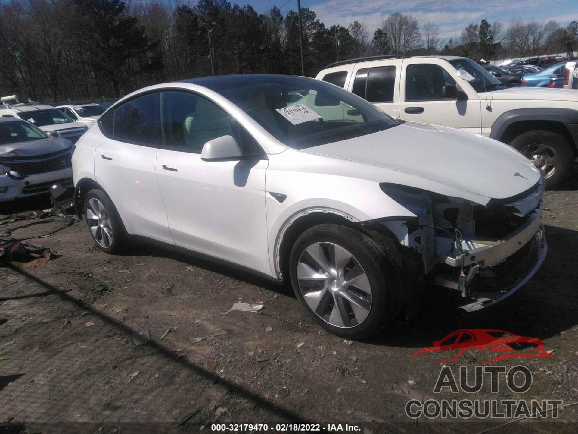 TESLA MODEL Y 2021 - 5YJYGDEE1MF075386