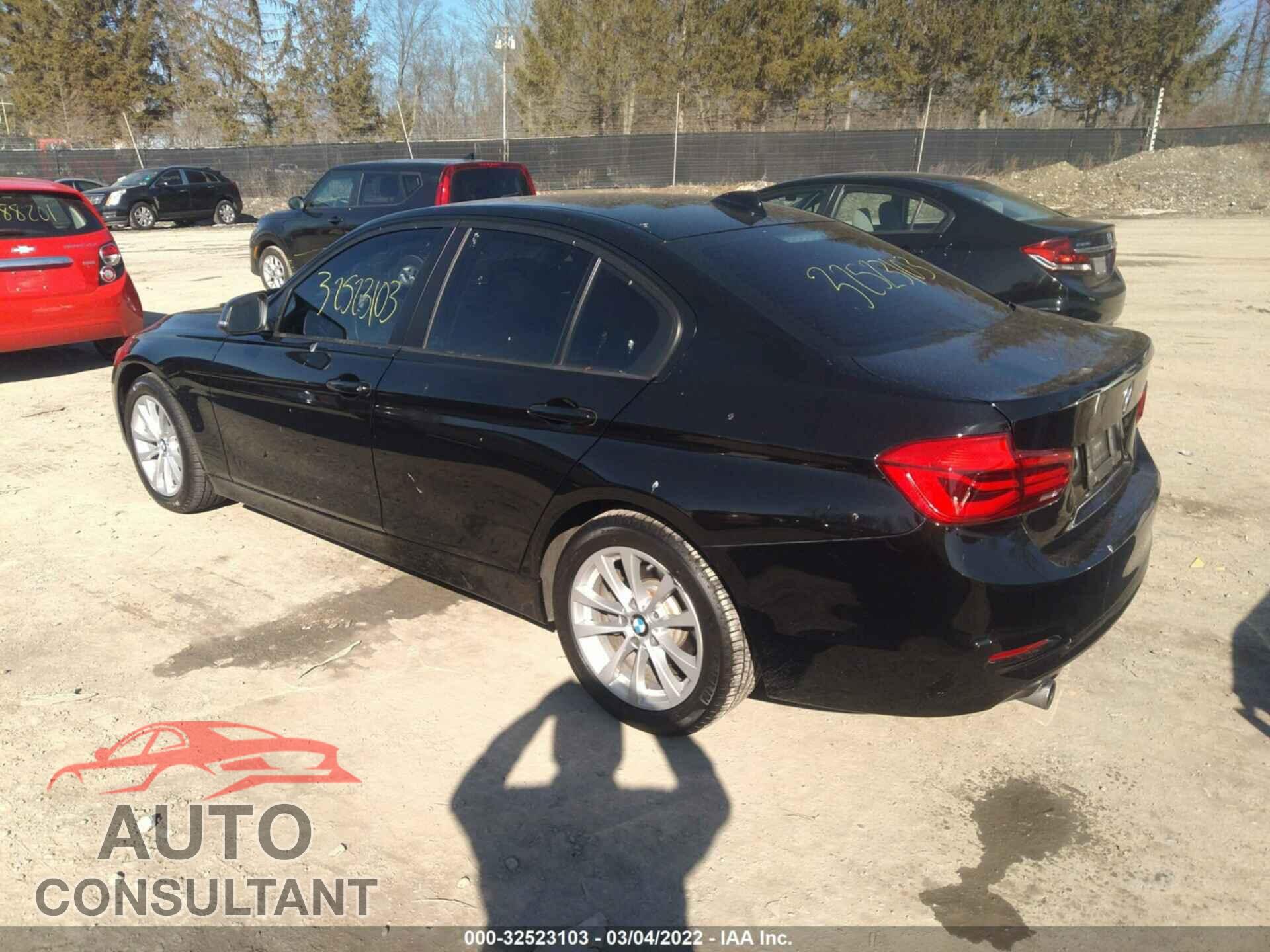 BMW 3 SERIES 2018 - WBA8A3C55JA494535