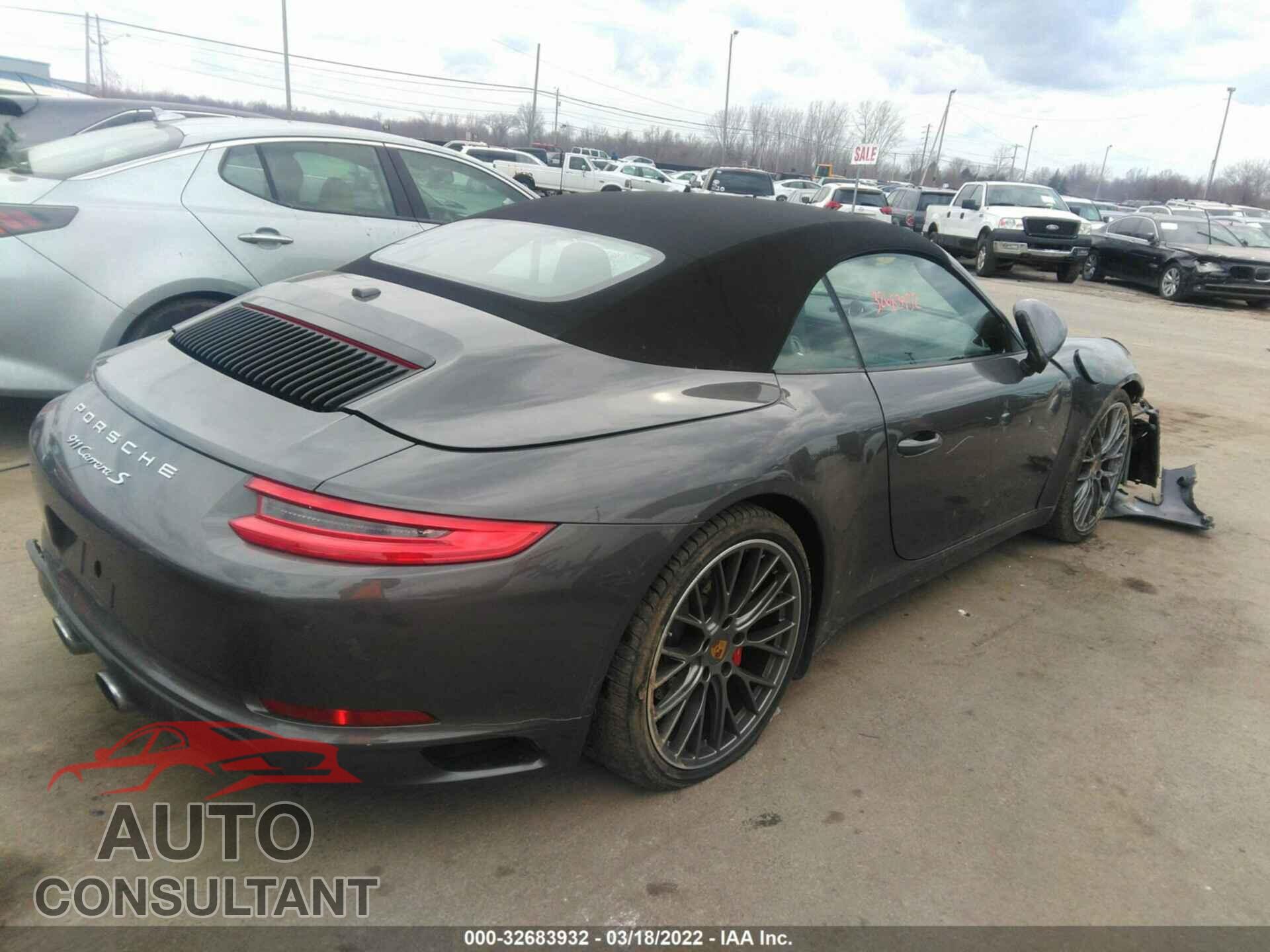 PORSCHE 911 2017 - WP0CB2A91HS155852